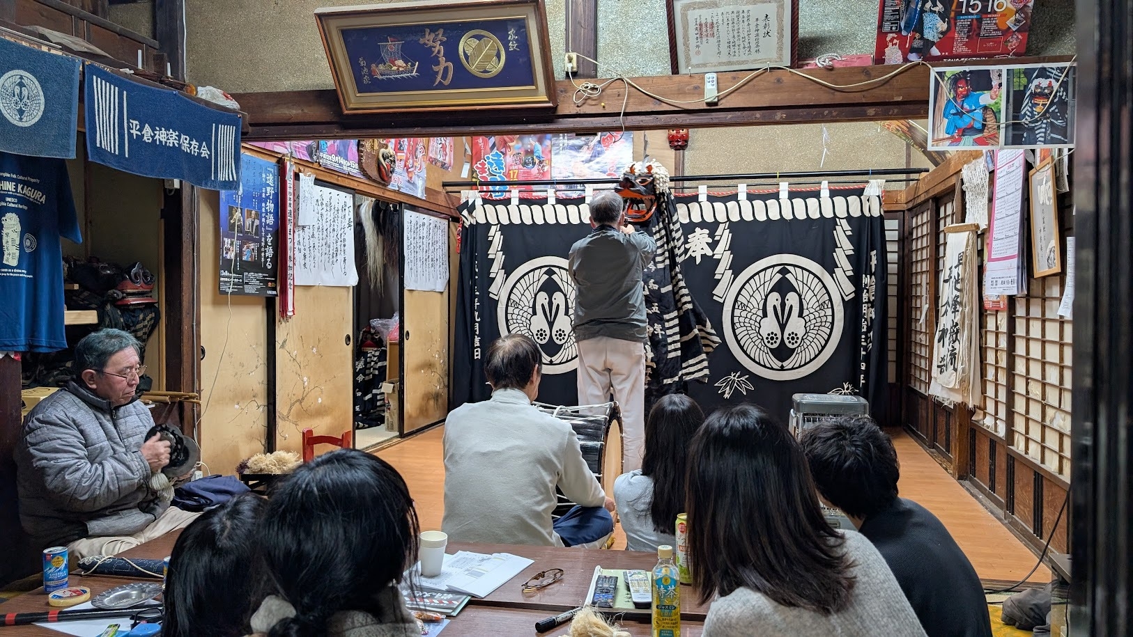 「平倉神楽」と「板澤しし踊り」に出会える遠野里山の夜　【家族、グループ3名以上】【水、土曜日限定】