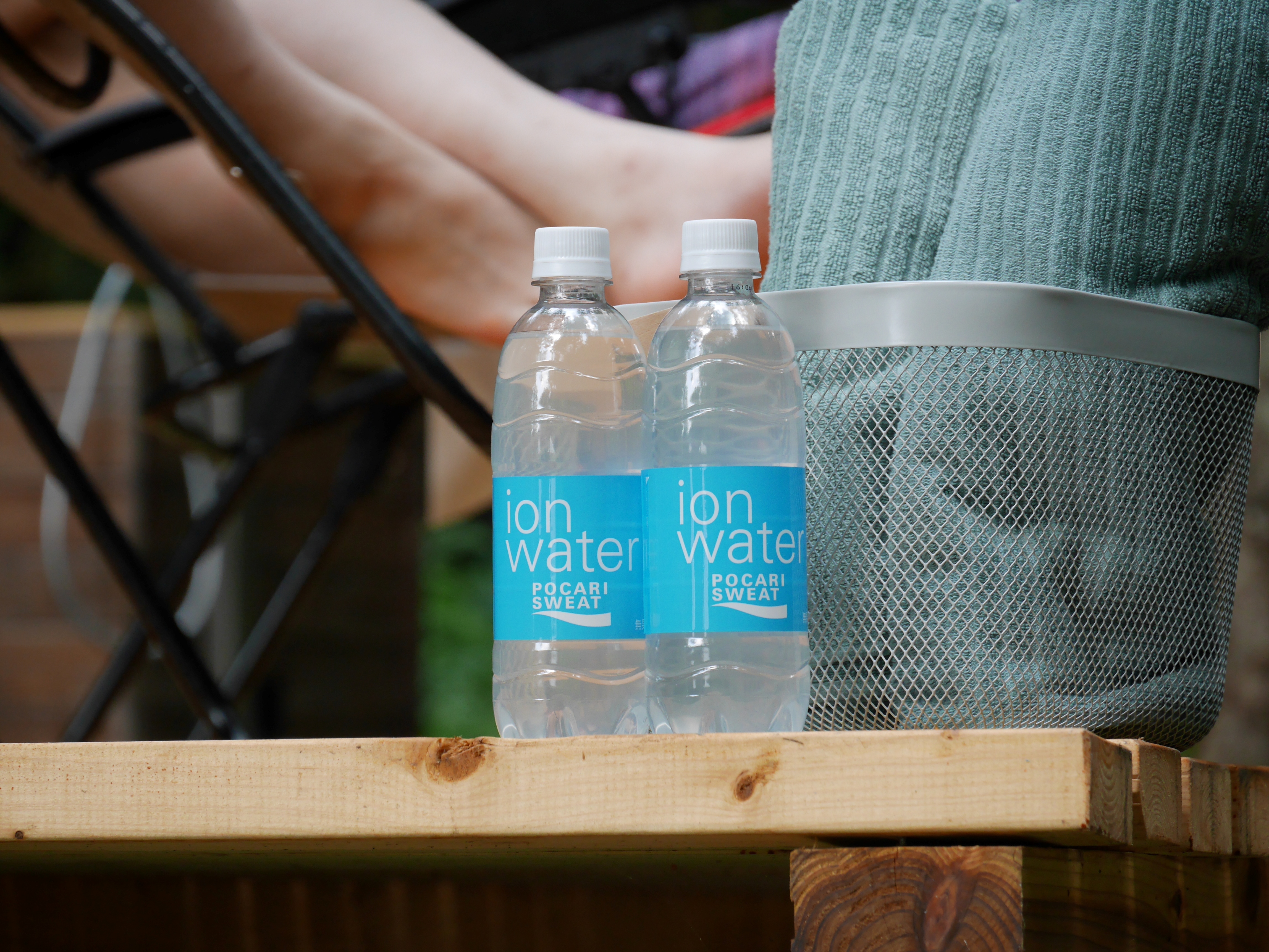 グランピングエリア限定　FORESTサウナ　利用者にはタオル・イオンウォーターもサービス