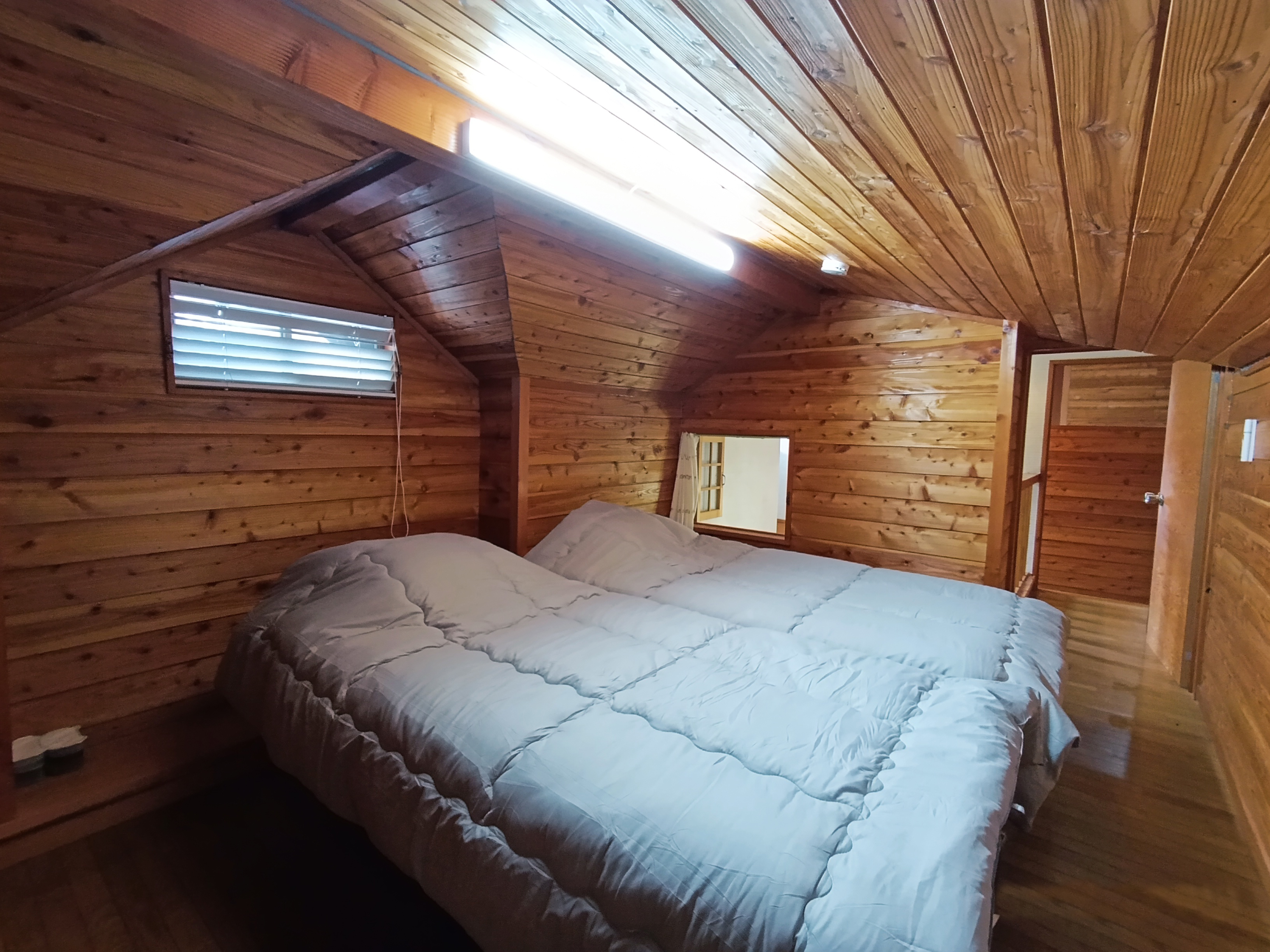 Cozy Loft Bedroom with Futon Bedding
