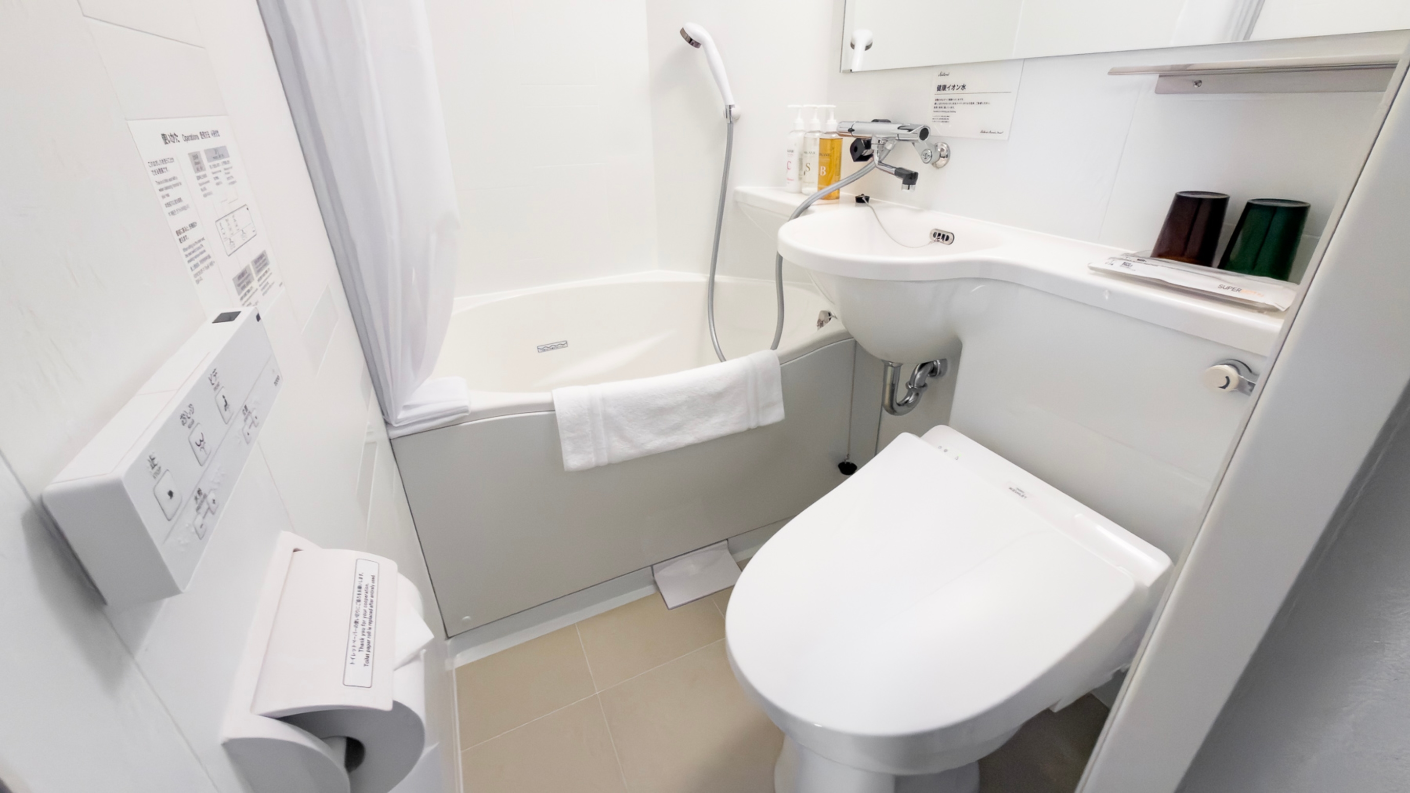 全室にユニットバス完備