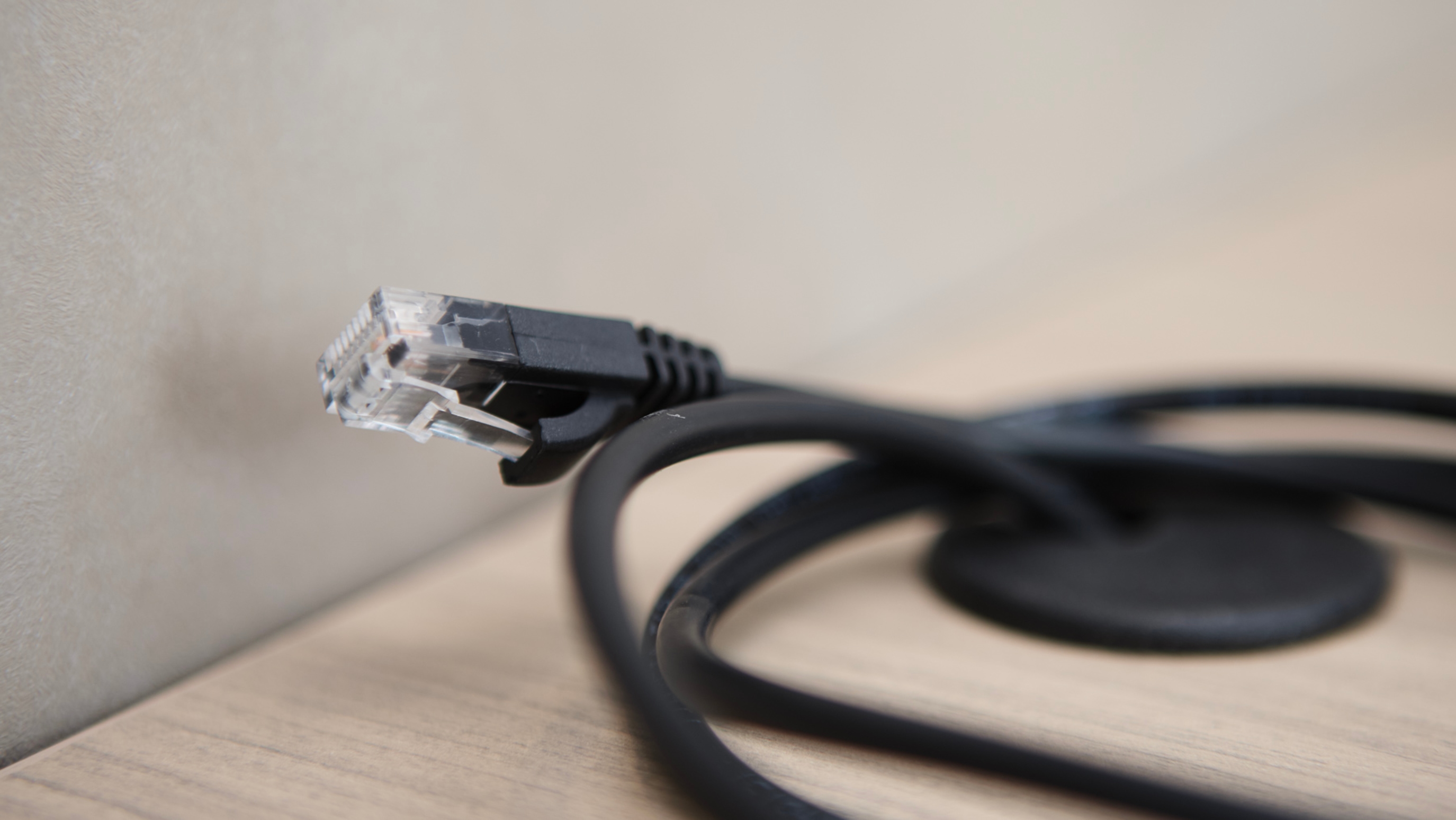 有線LAN接続で作業も快適です