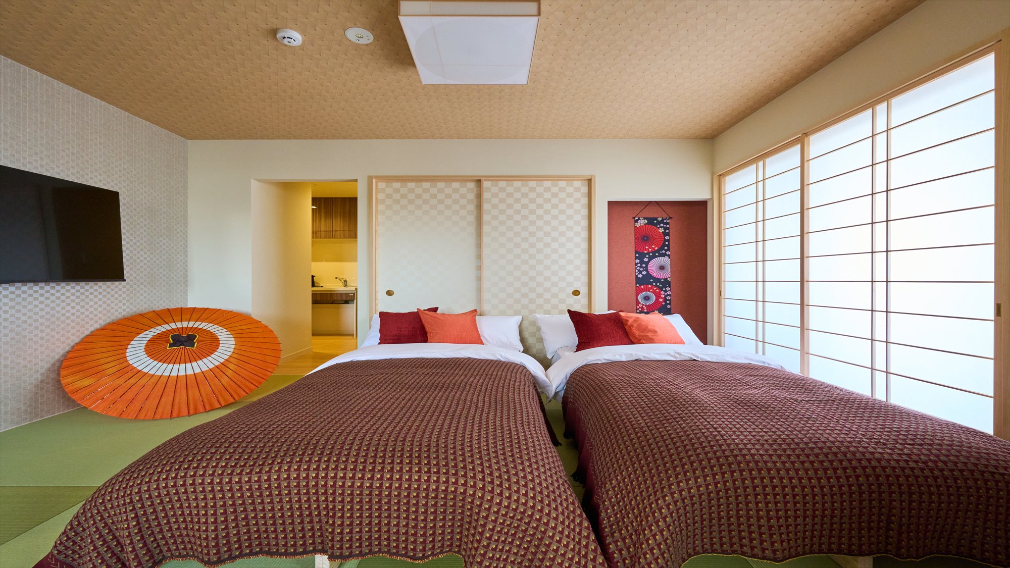 1ベッドルームアパートメント（客室一例）