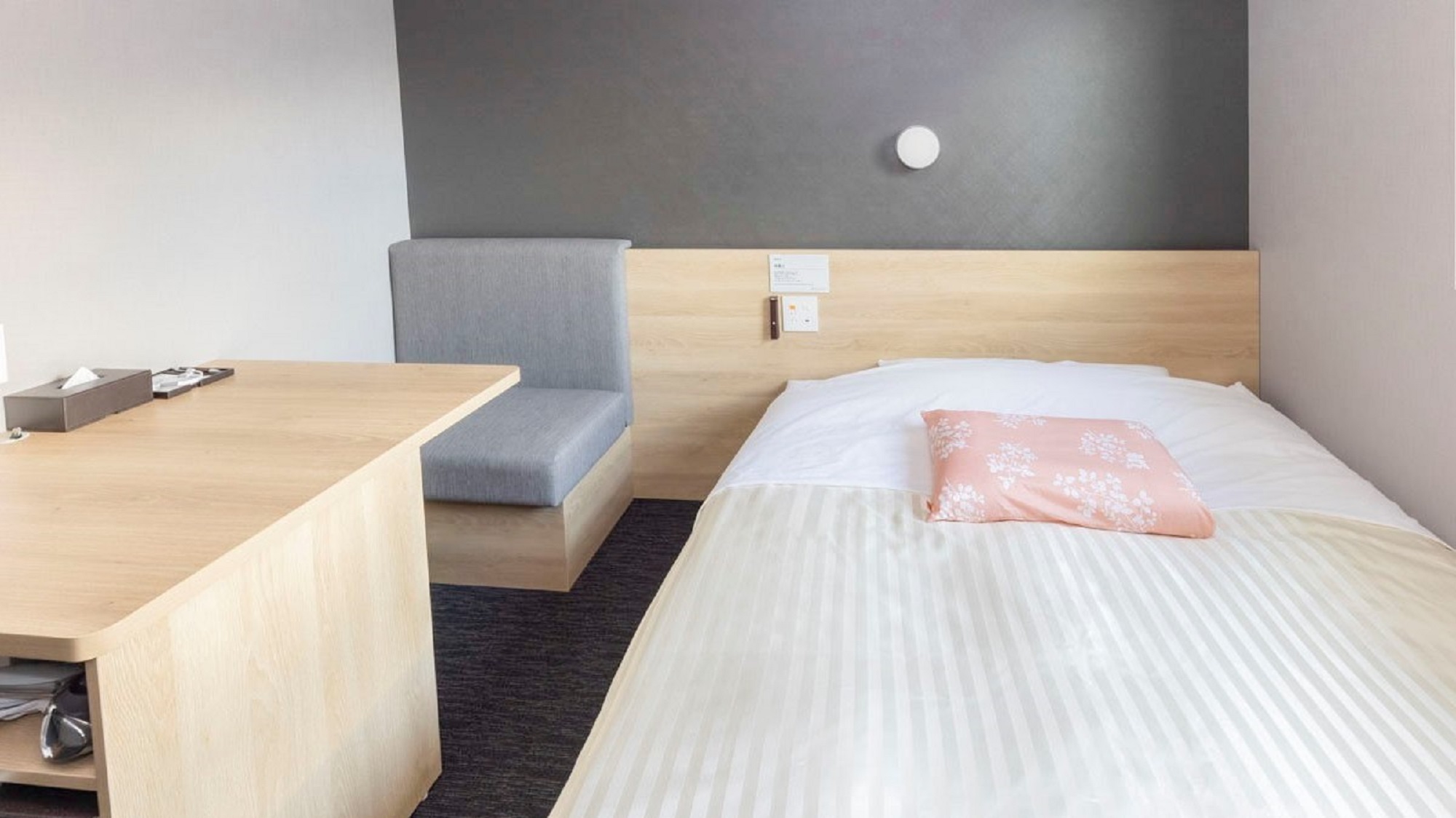 【レディースエクストラルーム】女性限定のお部屋,ベッドサイズ150㎝幅