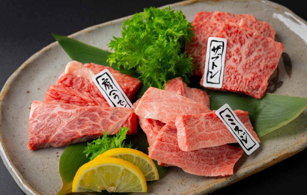 佐賀牛３種盛りコースプラン　夕朝食付き