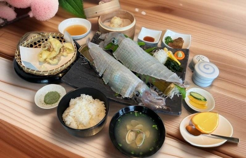 烏賊活き造りコースプラン　夕朝食付き