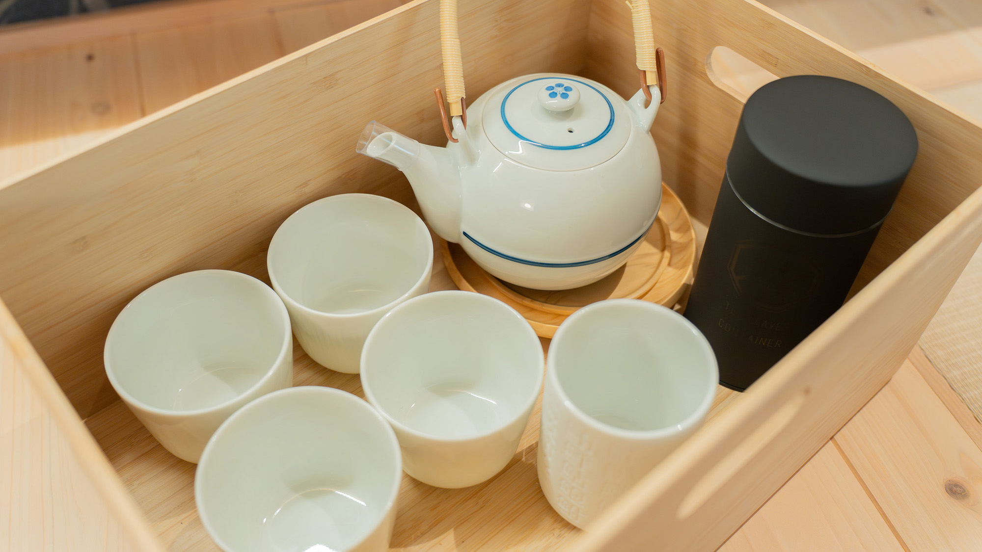 ・【3階/お茶セット】3階にもお茶のセットをご用意しております