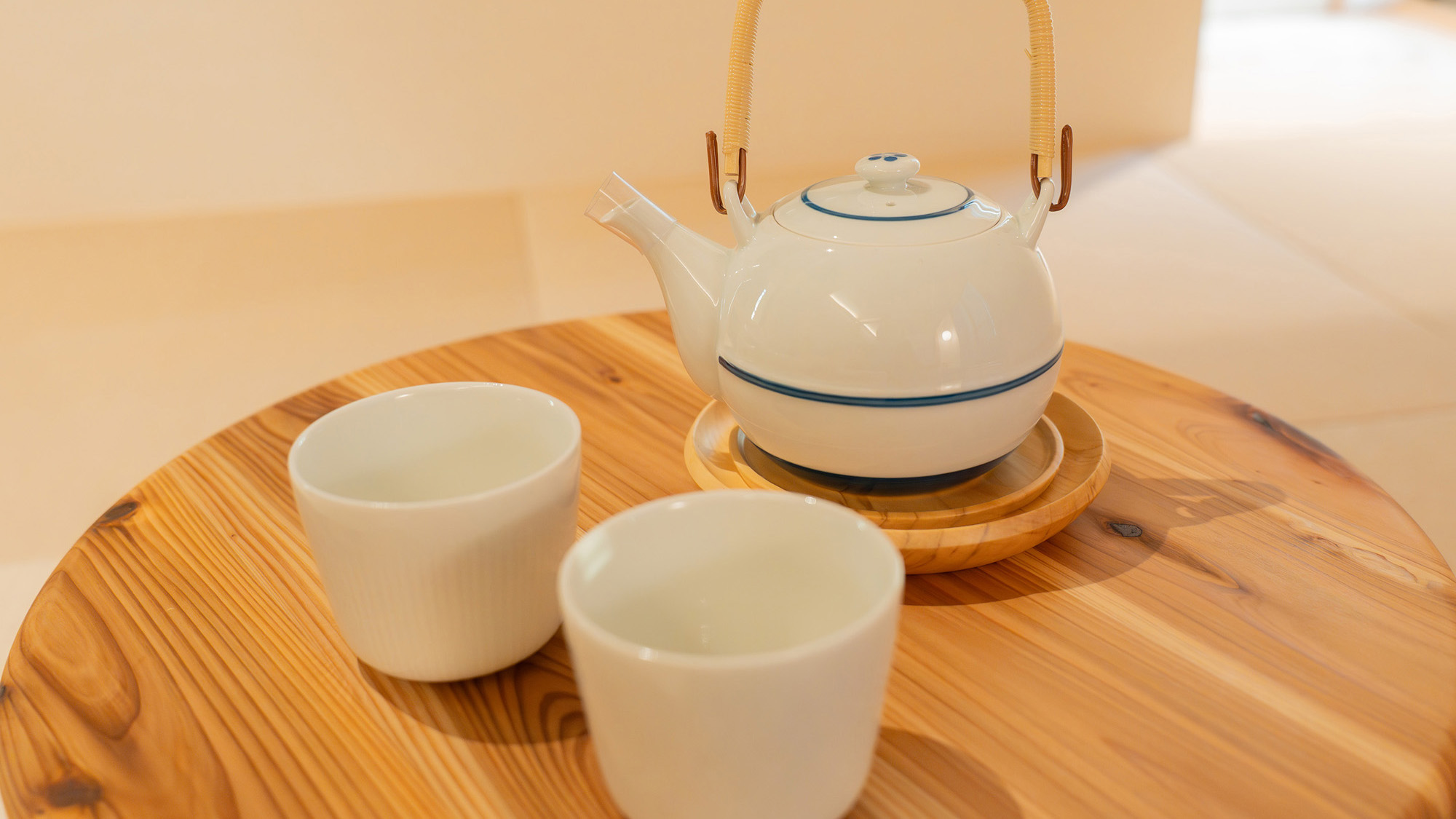 ・【2階/お茶セット】2階にもお茶のセットをご用意しております