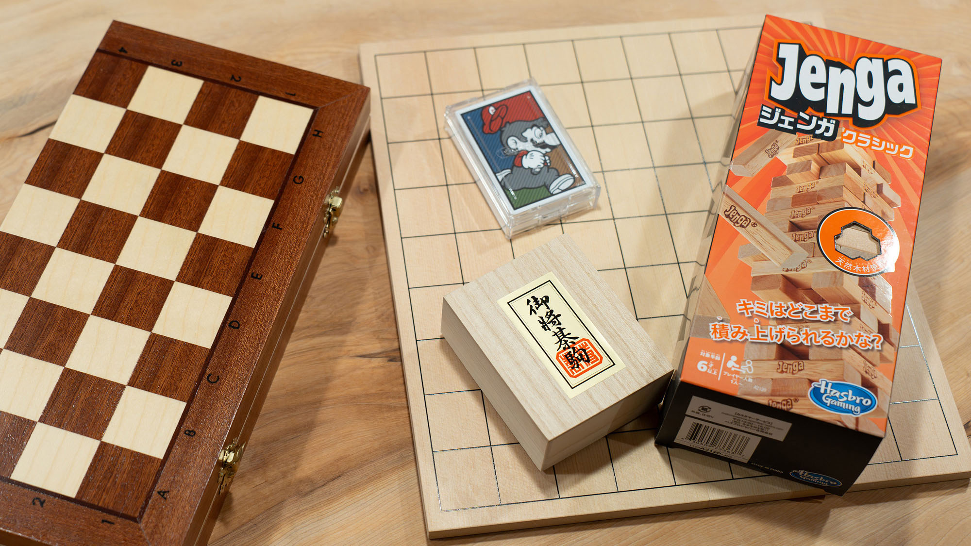 ・【1階/BOX】みんなで遊べるジェンガなどのおもちゃをご用意。楽しい時間をお過ごしください