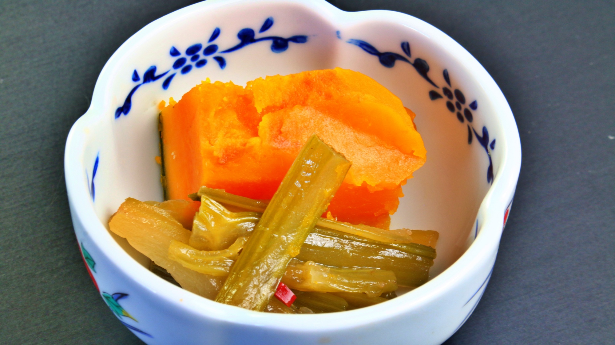 【朝食】郷土料理（かぼちゃの煮物）