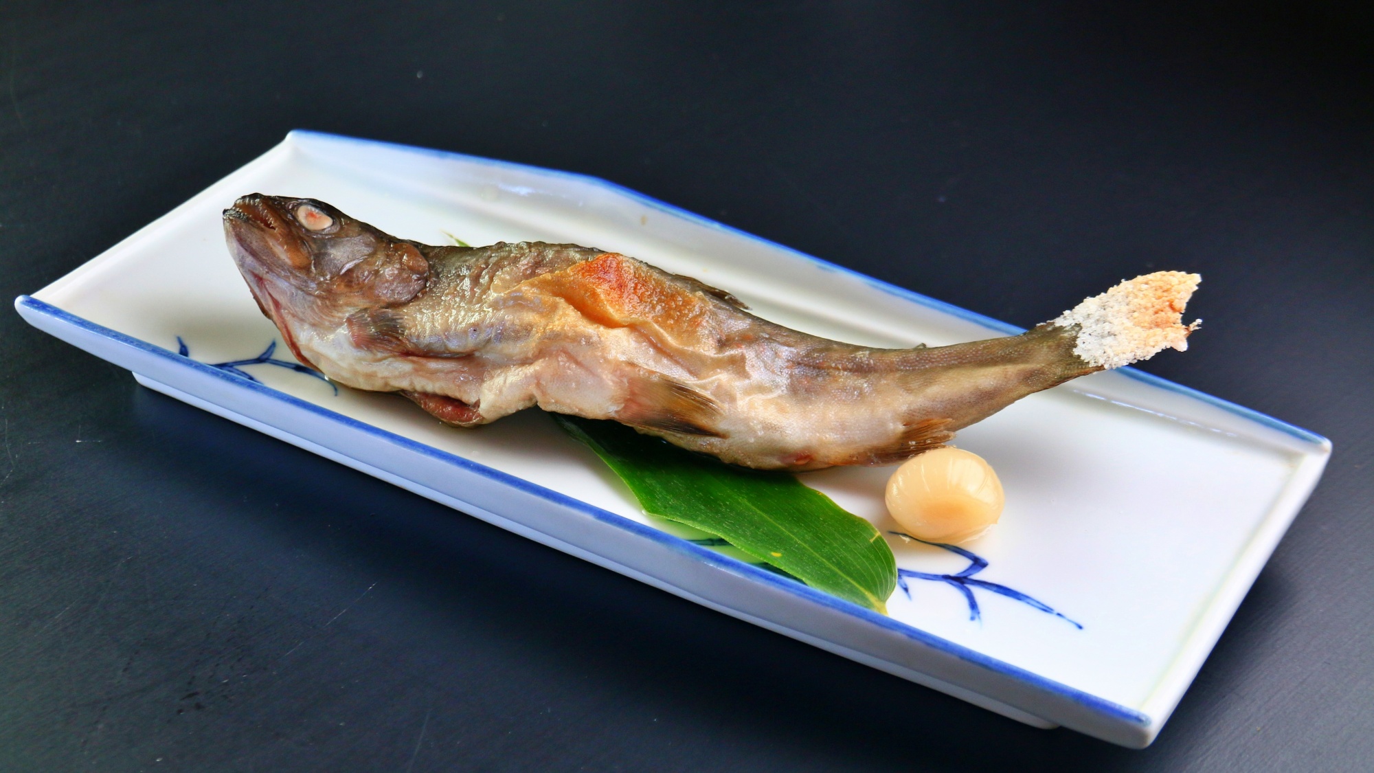 【夕食】岩魚の塩焼き