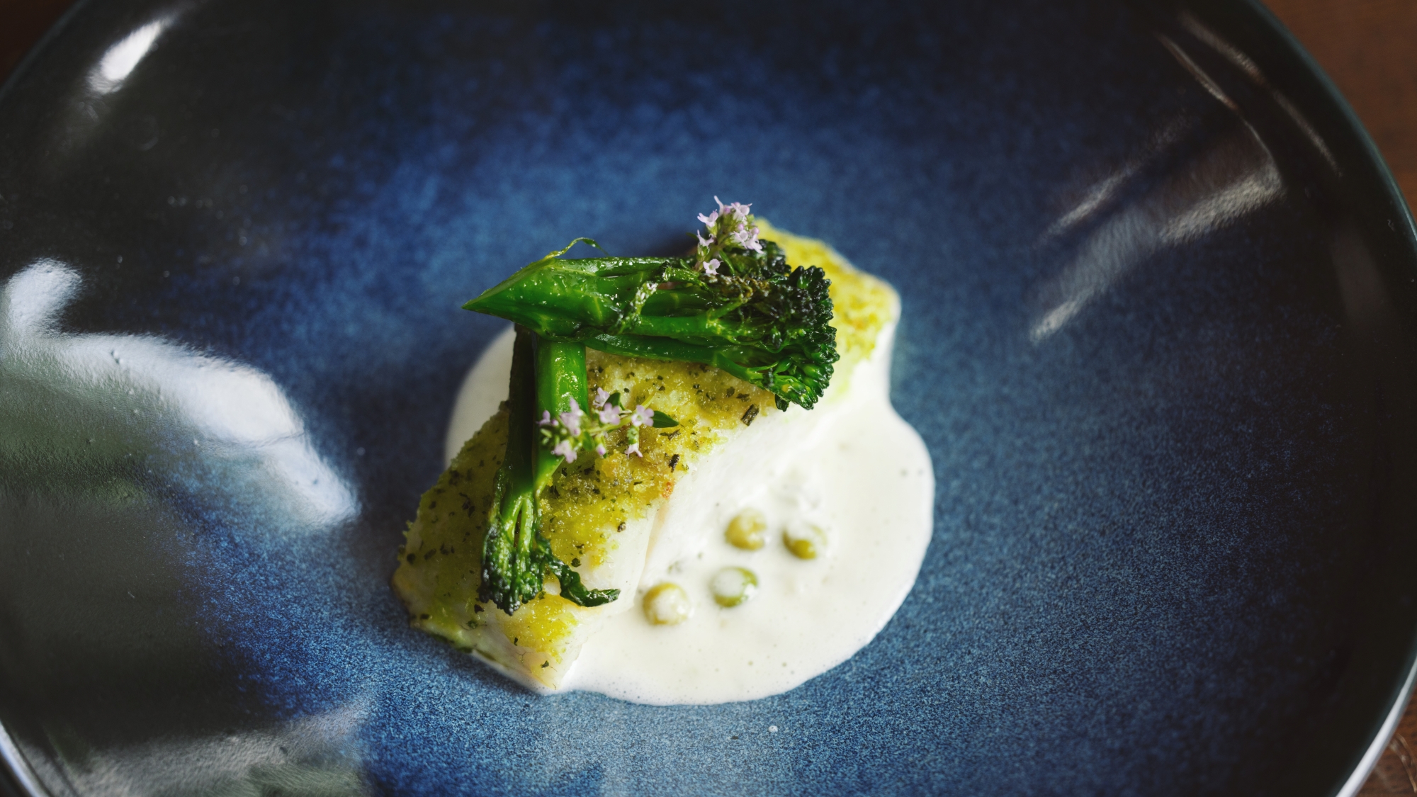 *夕食一例（魚料理）／そのとき旬のお魚を旬のお野菜と共に最も適した調理法でご提供いたします。