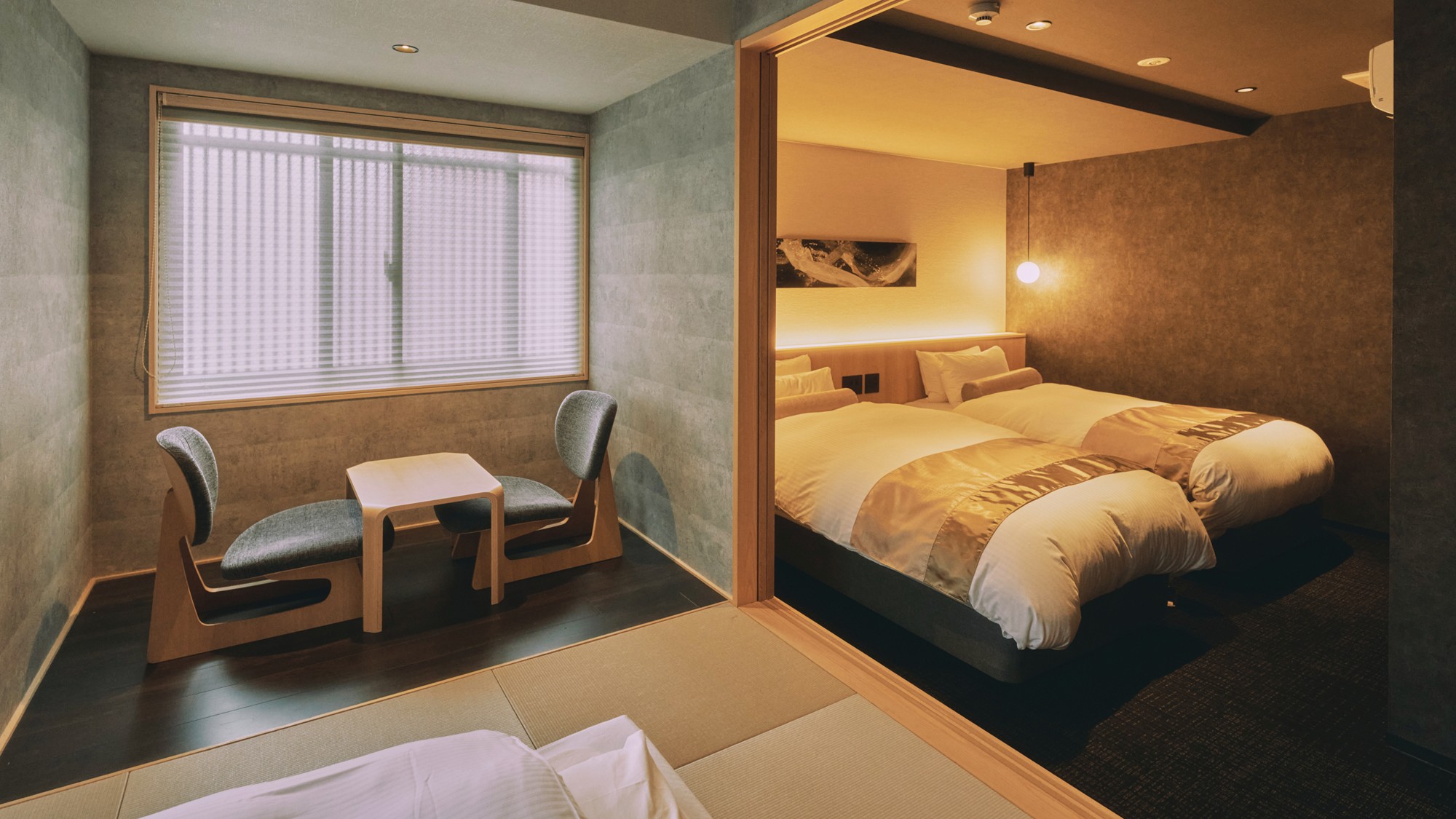 ＜雅樂スイート＞50㎡の広さで一緒に過ごせる客室空間