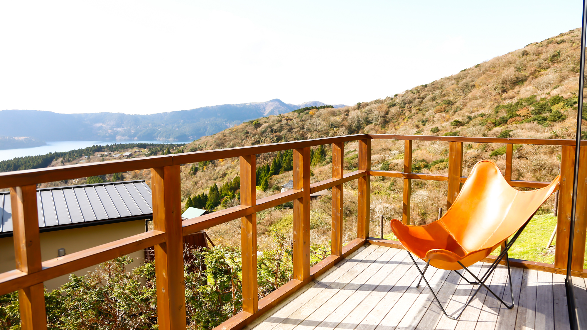 【ウッドデッキ】四季折々に彩られる絶景をお楽しみください