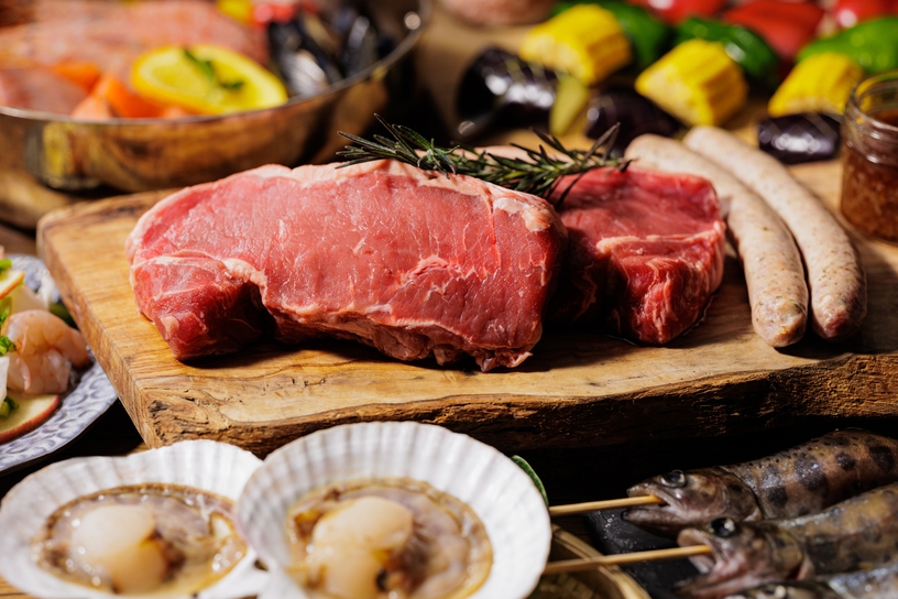 【1泊2食 Standard】厳選牛の豪華BBQディナーコース