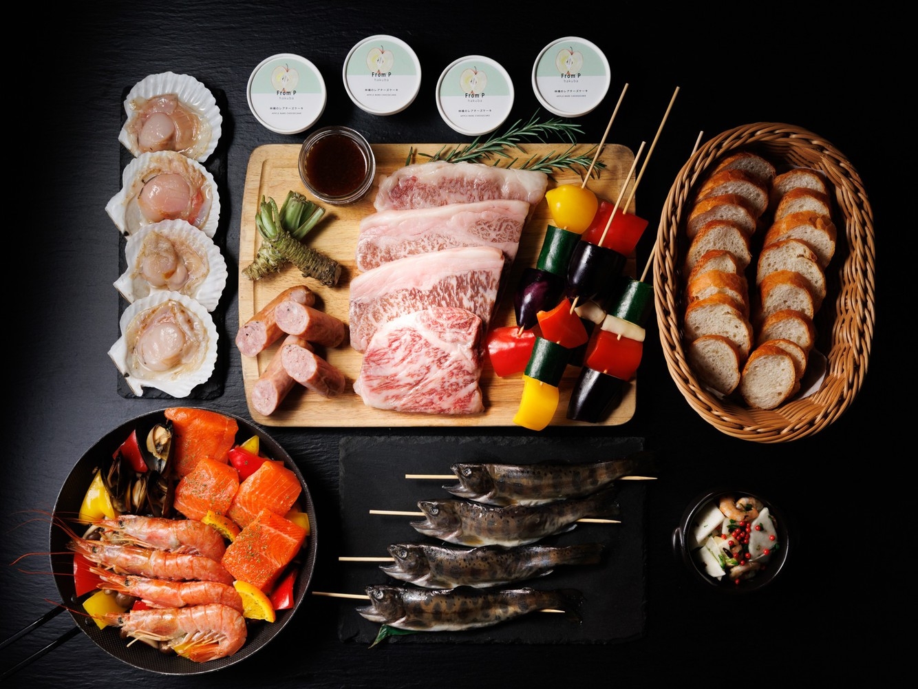 【1泊2食 Premium】信州和牛サーロインと安曇野わさびのBBQコース
