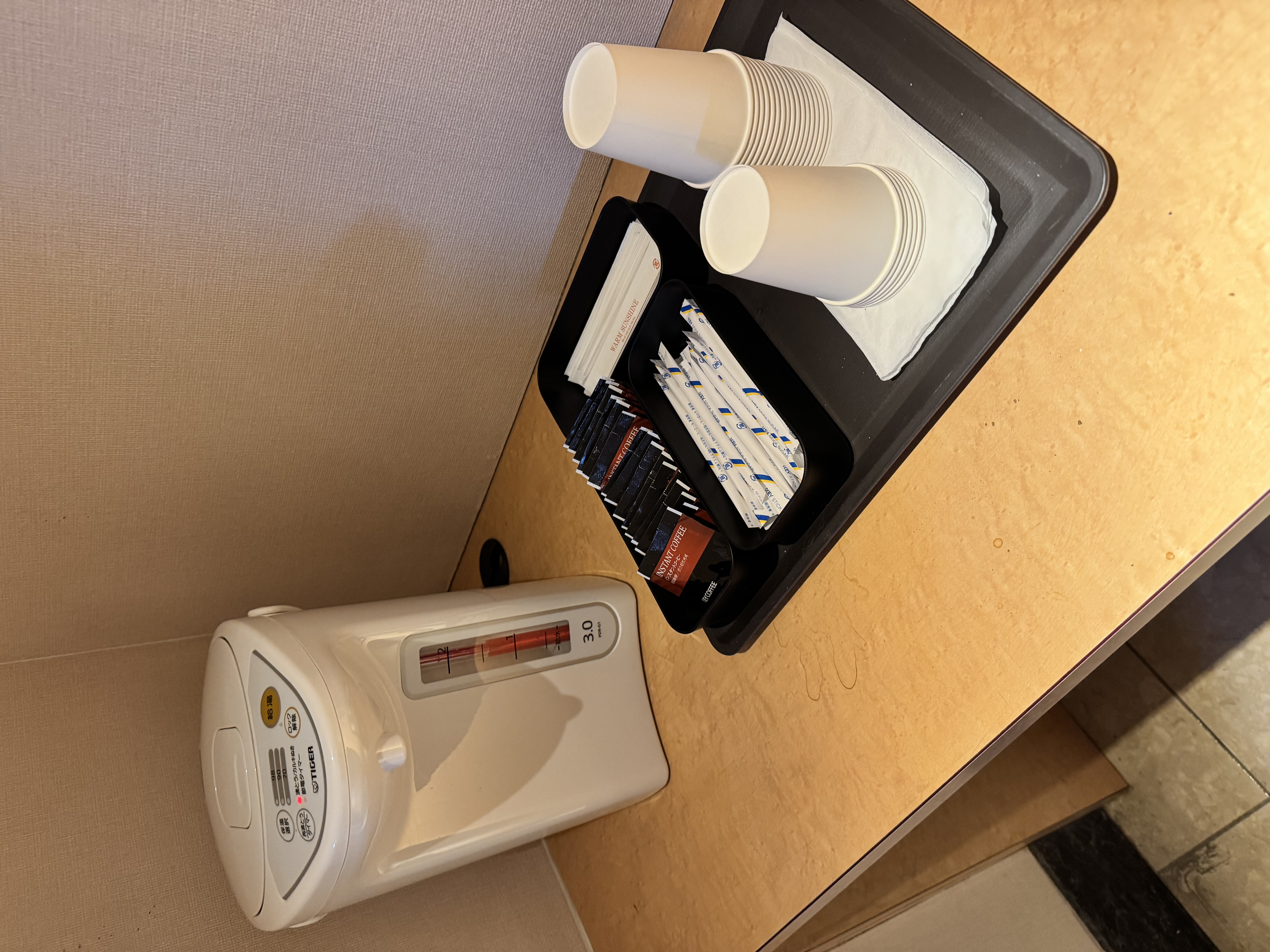 サービスのコーヒーです