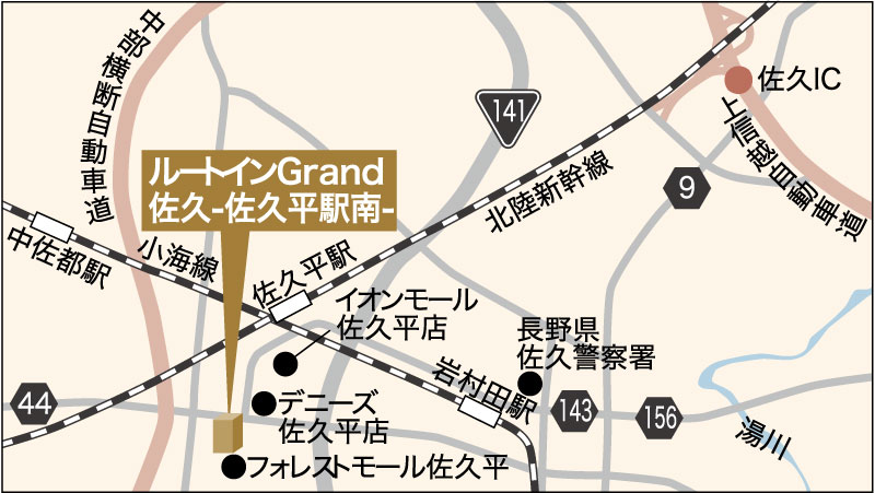 ホテル地図