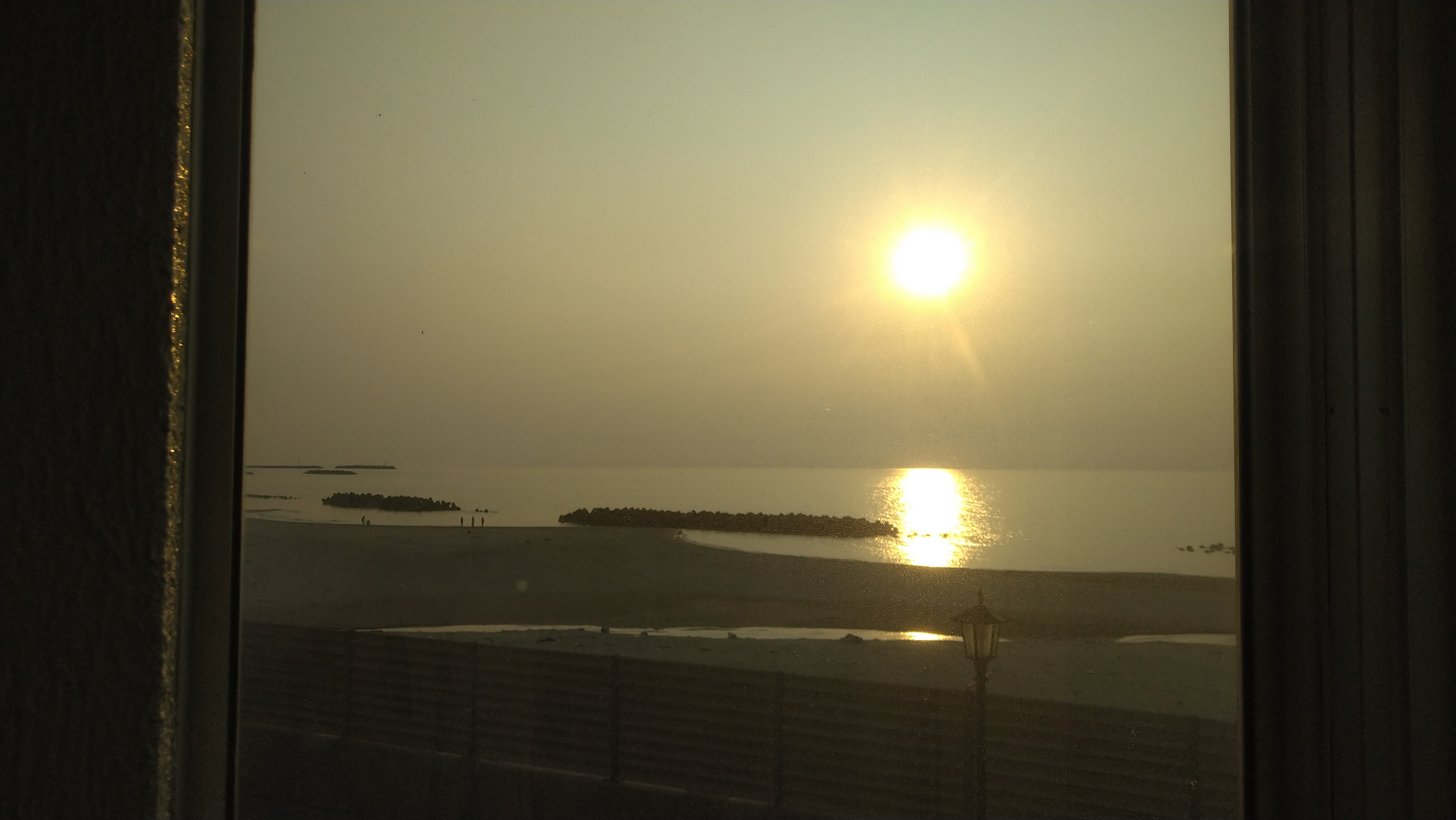 夕日