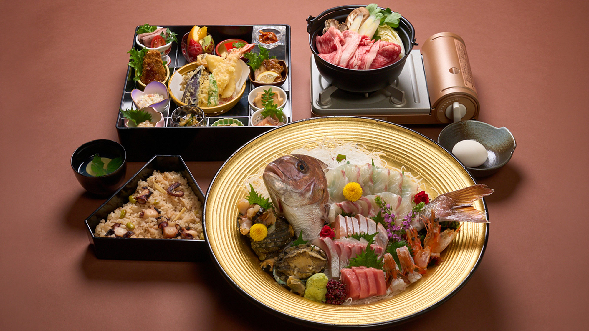 ・【夕食／瀬戸宴】ロブスターと広島牛を味わう贅沢コース