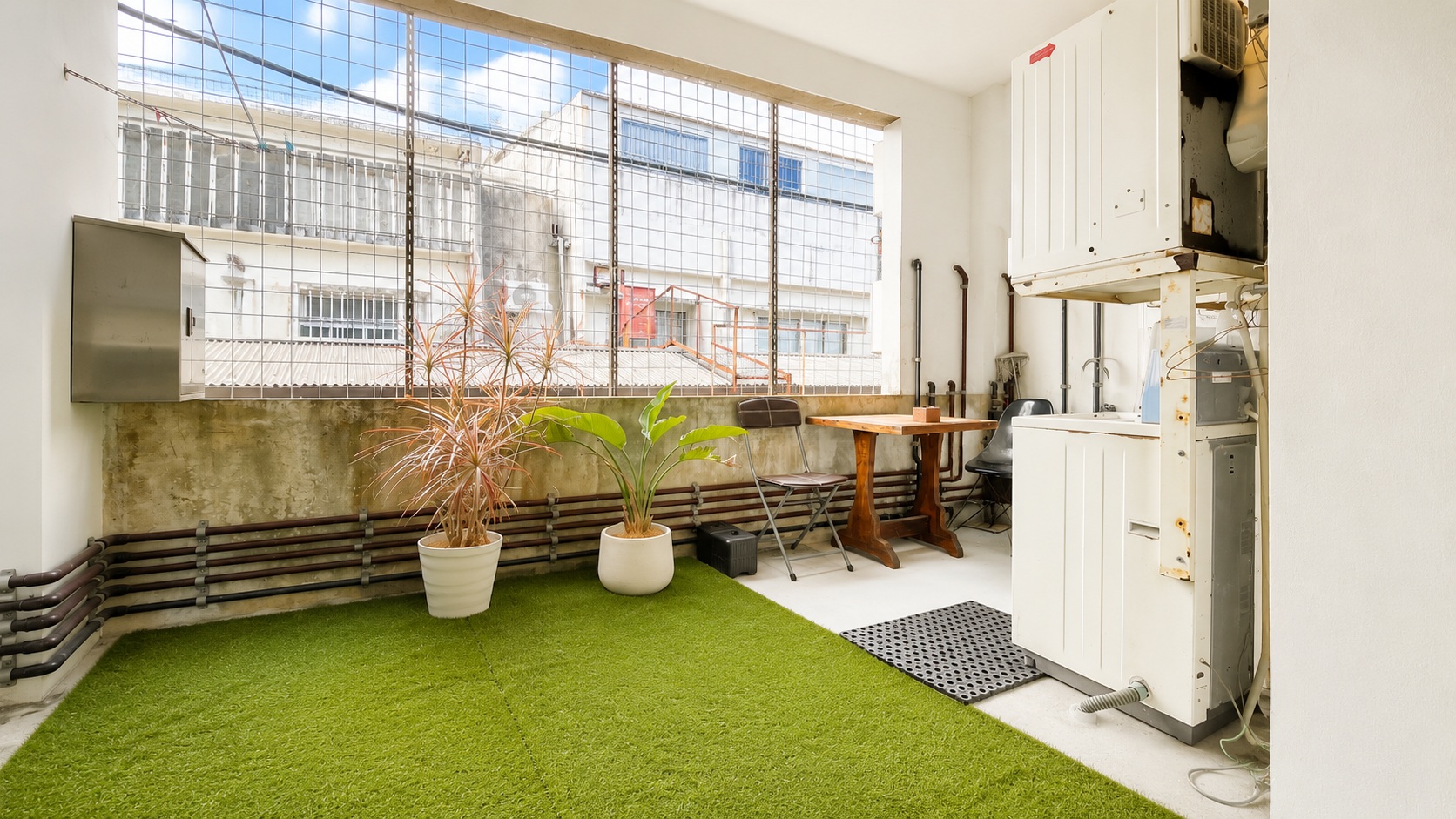 【共用】長期滞在にも便利なランドリースペース