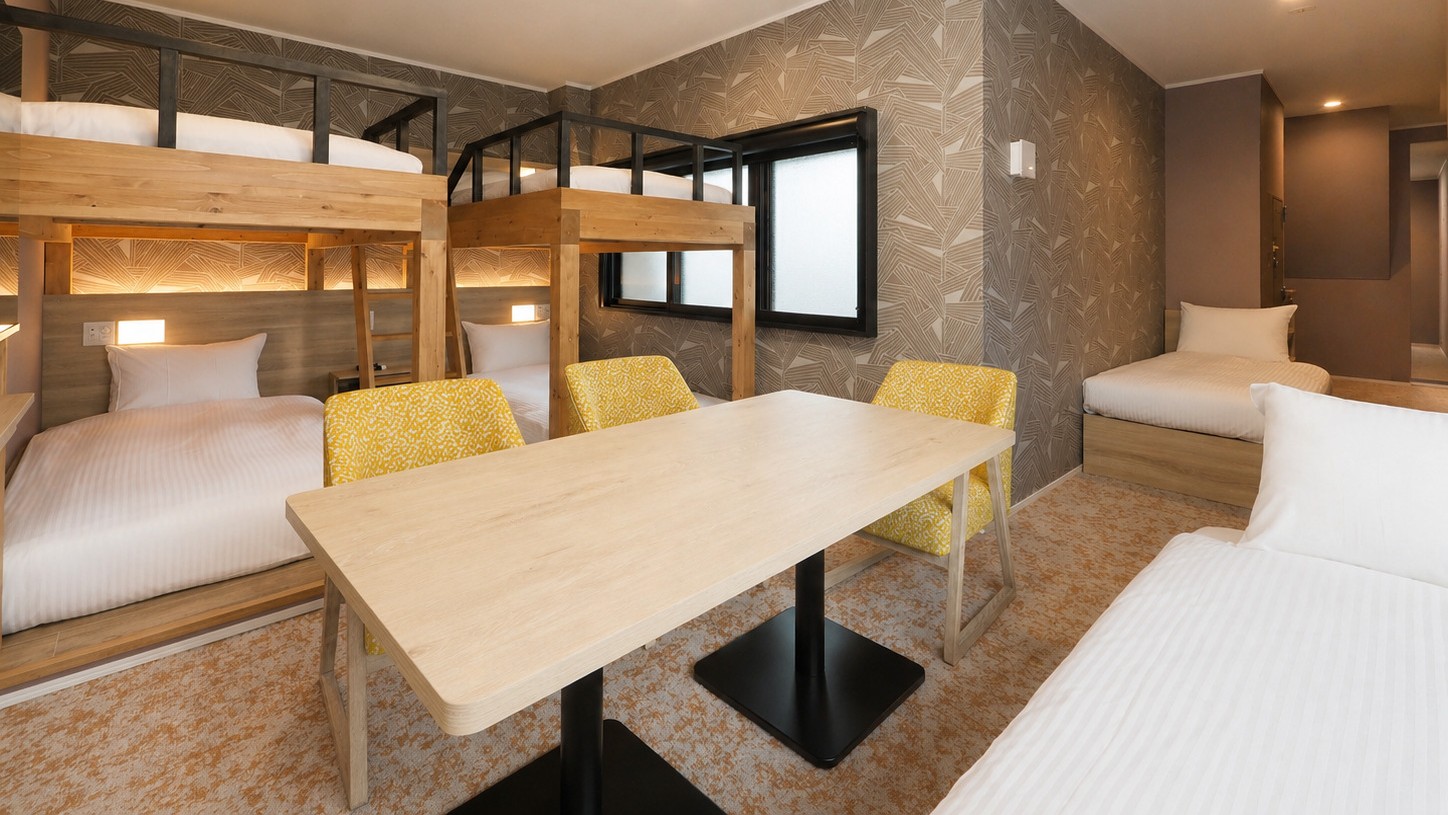 Base Grand6 最大6名まで泊まれるお部屋です。