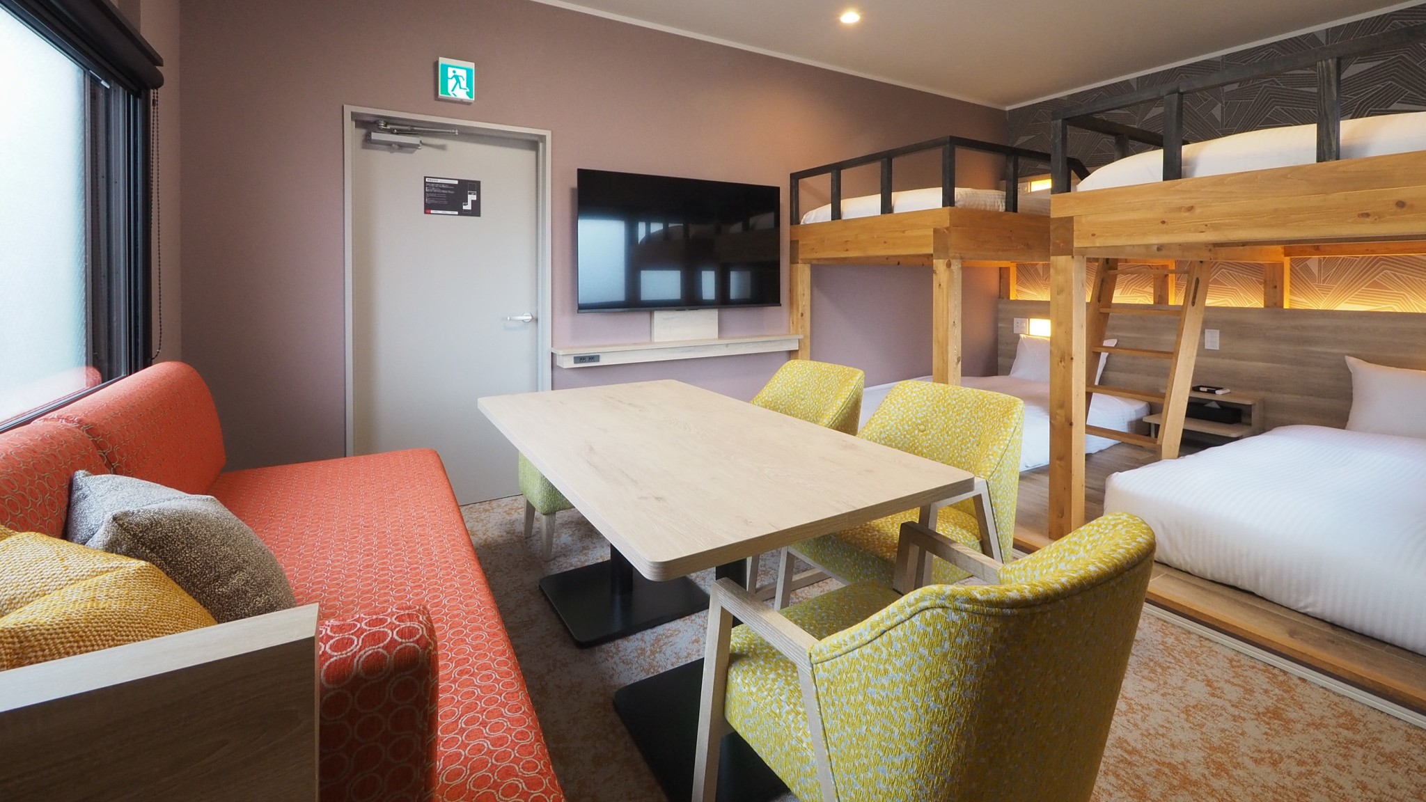 Base Grand6 最大6名まで泊まれるお部屋です。