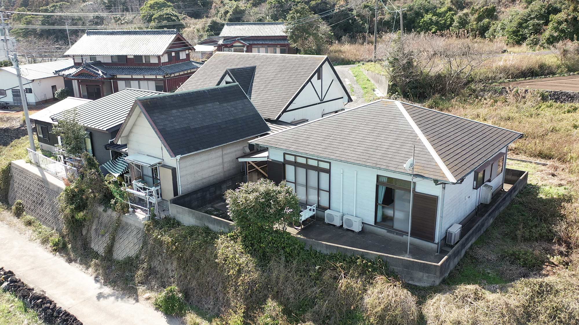 ・【外観】平屋建ての一棟貸し　ご家族やお友達と長崎離島ステイをお楽しみください