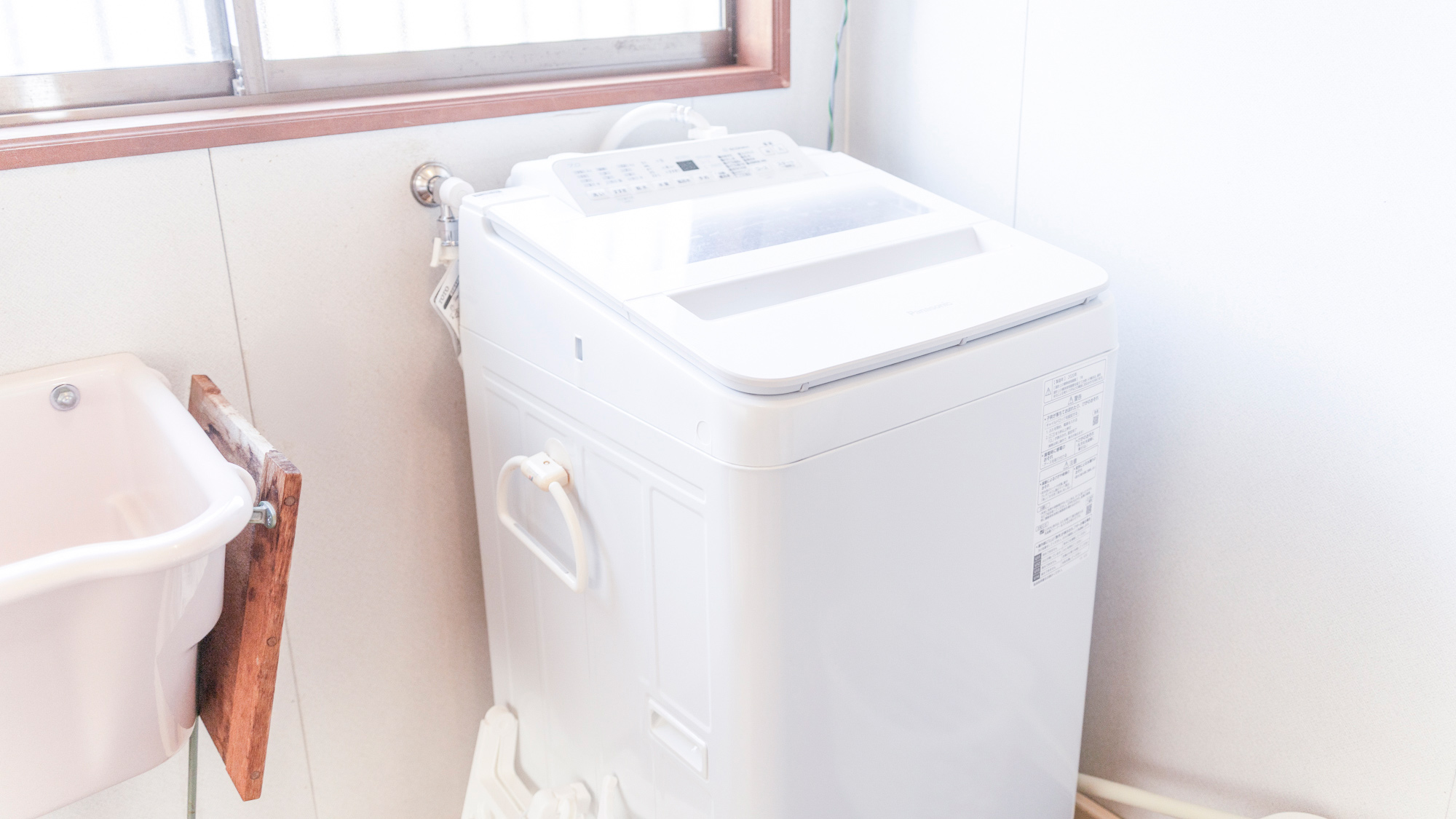 ・【洗濯機】自然の中だとついつい汚してしまう衣類の洗濯に大活躍