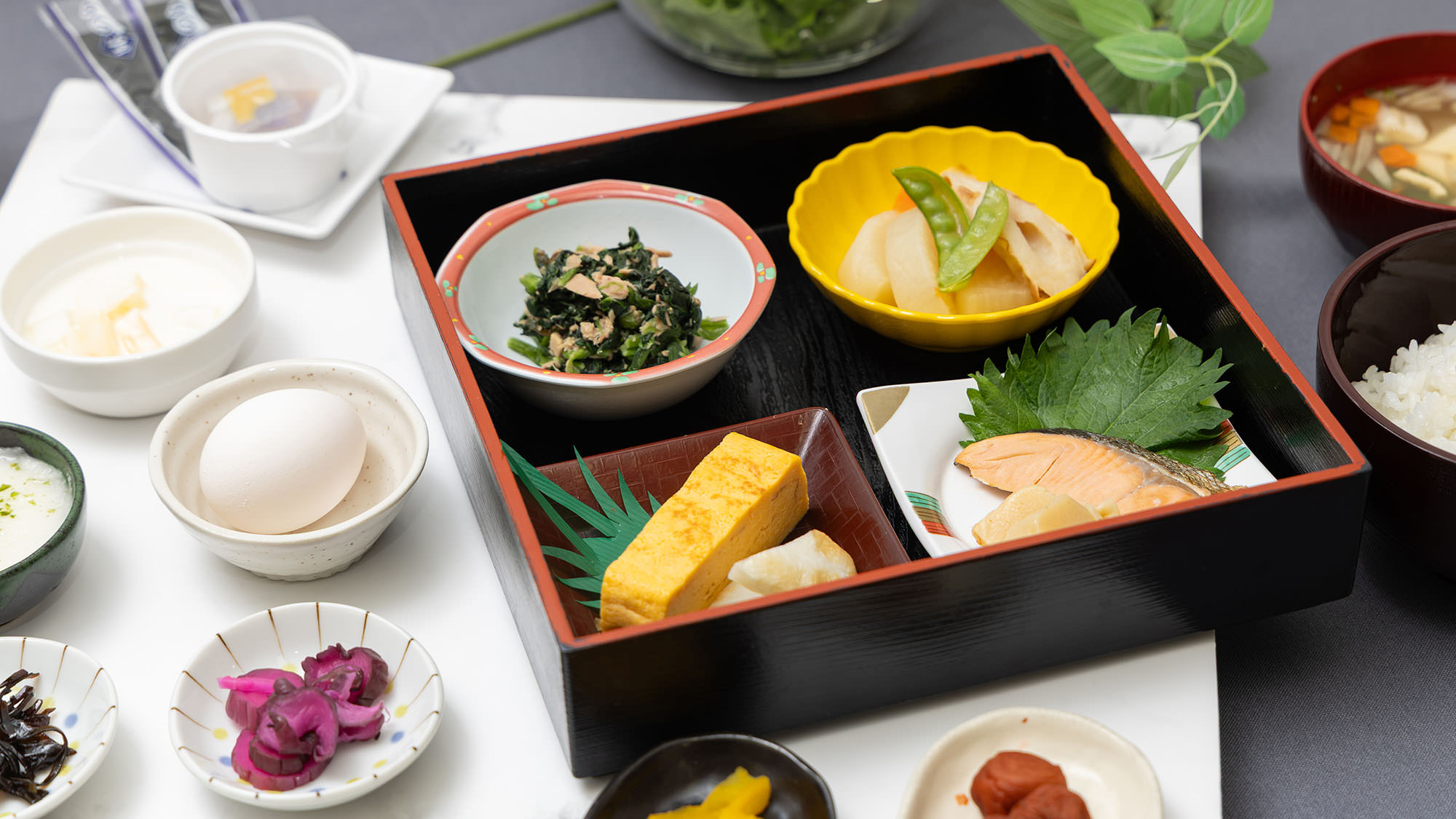 ＜朝食＞手作り朝食で1日のエネルギーチャージ（写真は一例）