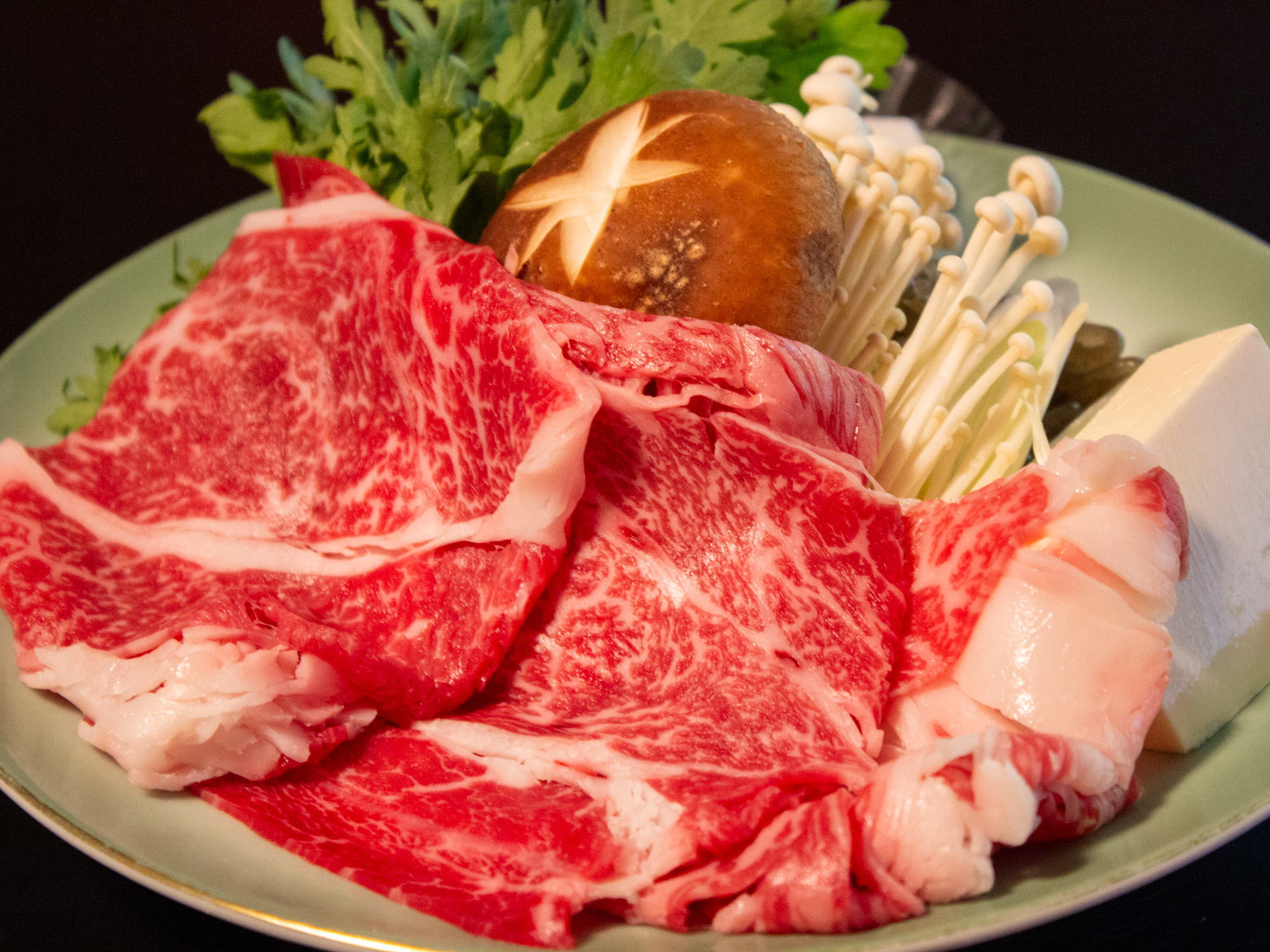 静岡牛のすき焼き