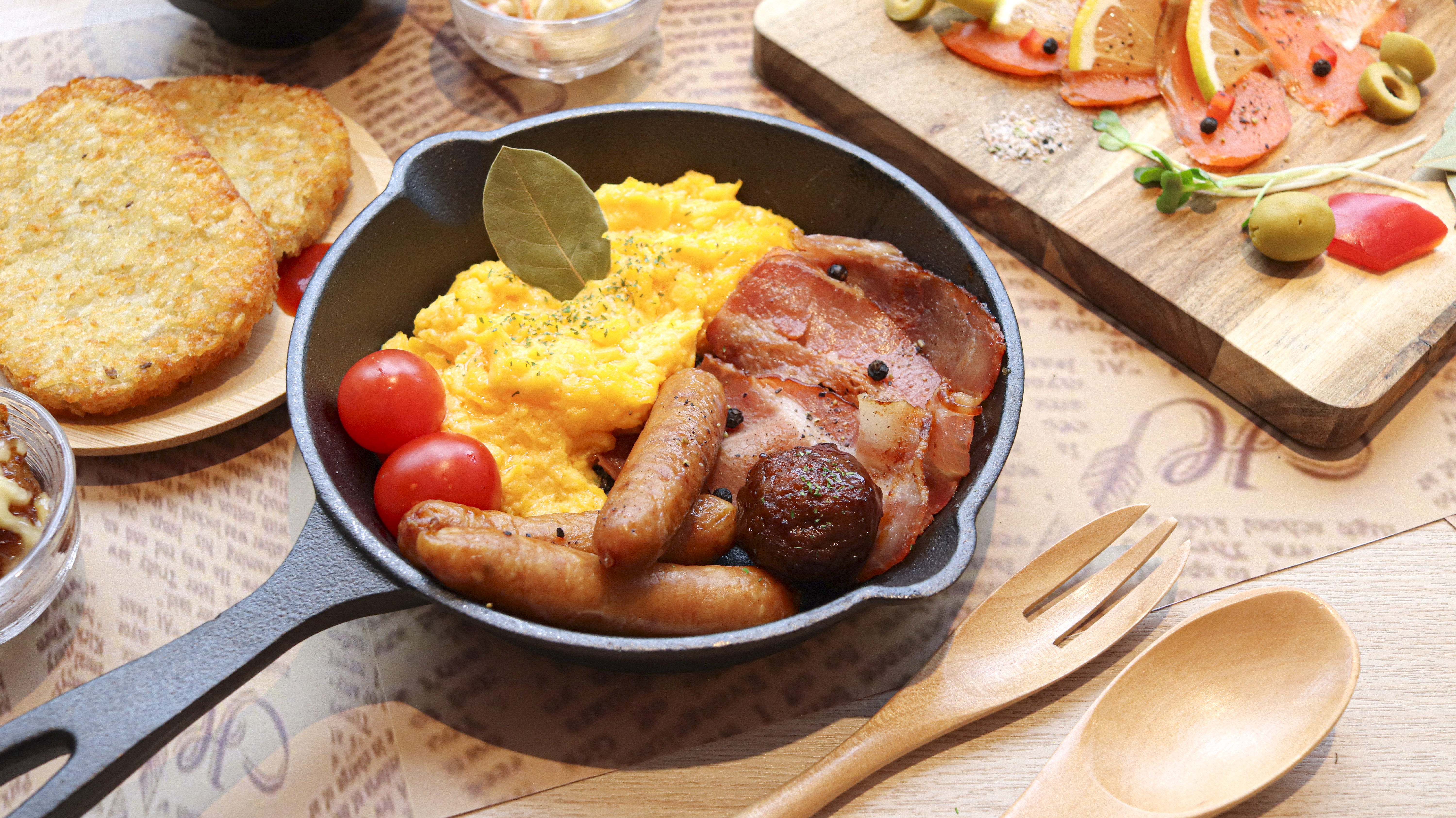 朝食一例