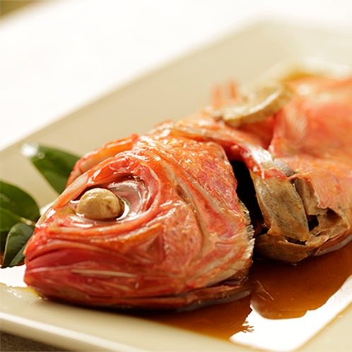 【食事】季節のお料理一例　金目鯛の姿煮