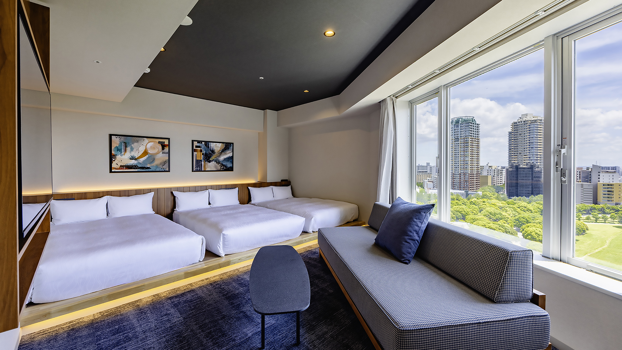 エグゼクティブトリプル with ソファベッド
