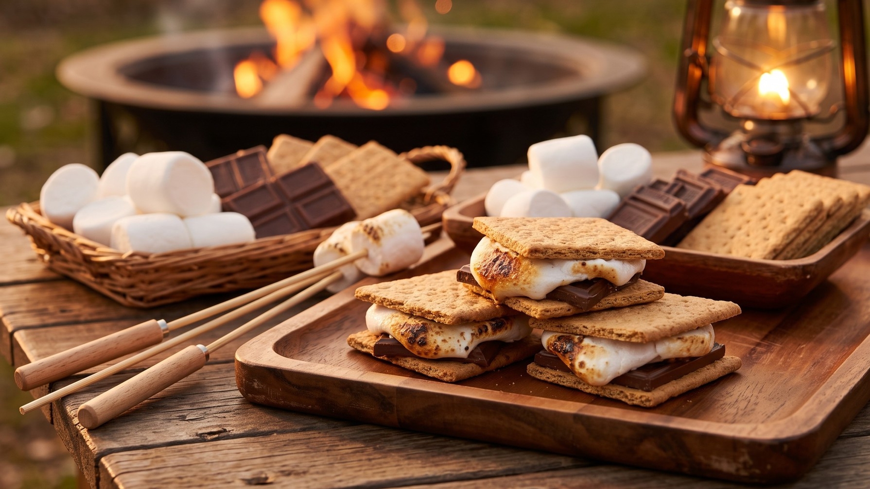 【秋冬限定／焚き火付】自家農園の焼き芋＆スモアで焚き火時間♪グランピング×BBQディナー（2食付）