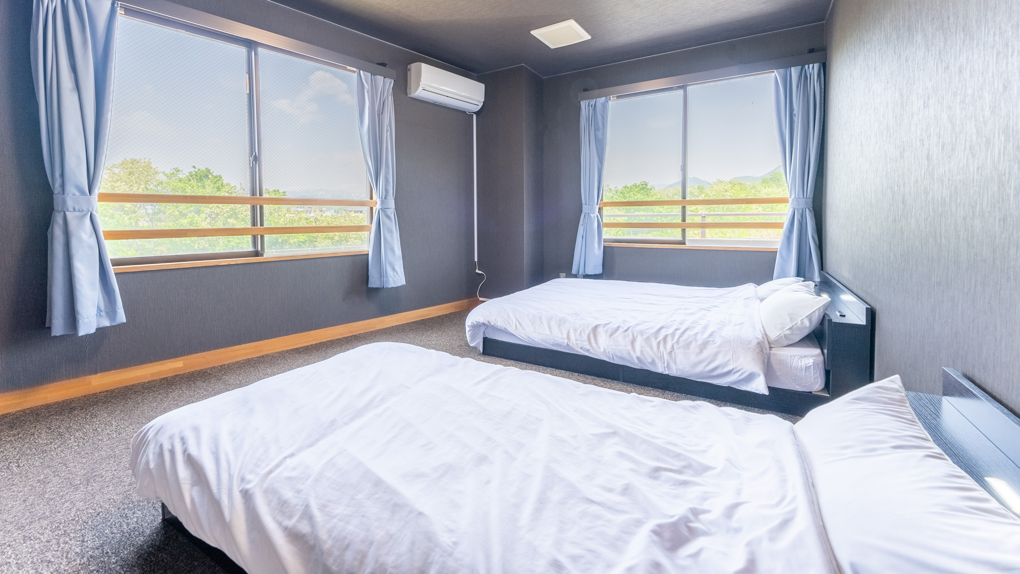 2部屋が一体となった特別室です。グループ旅行やファミリー旅行に最適です！