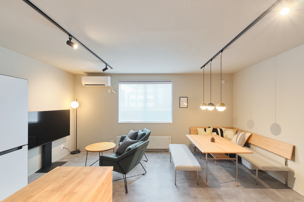 【連泊】素泊まり 家具家電が充実したお部屋で暮らすように滞在プラン｜暮らし・観光に便利な市電徒歩圏