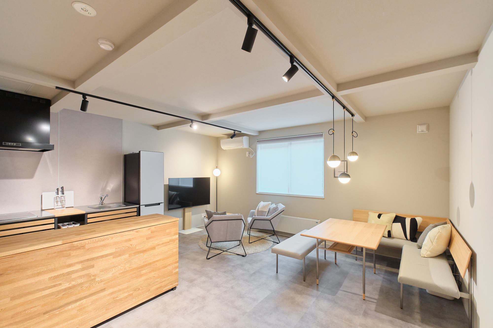 2Aと3Aの２部屋タイプがあります。階が違いますが間取りは同じです。