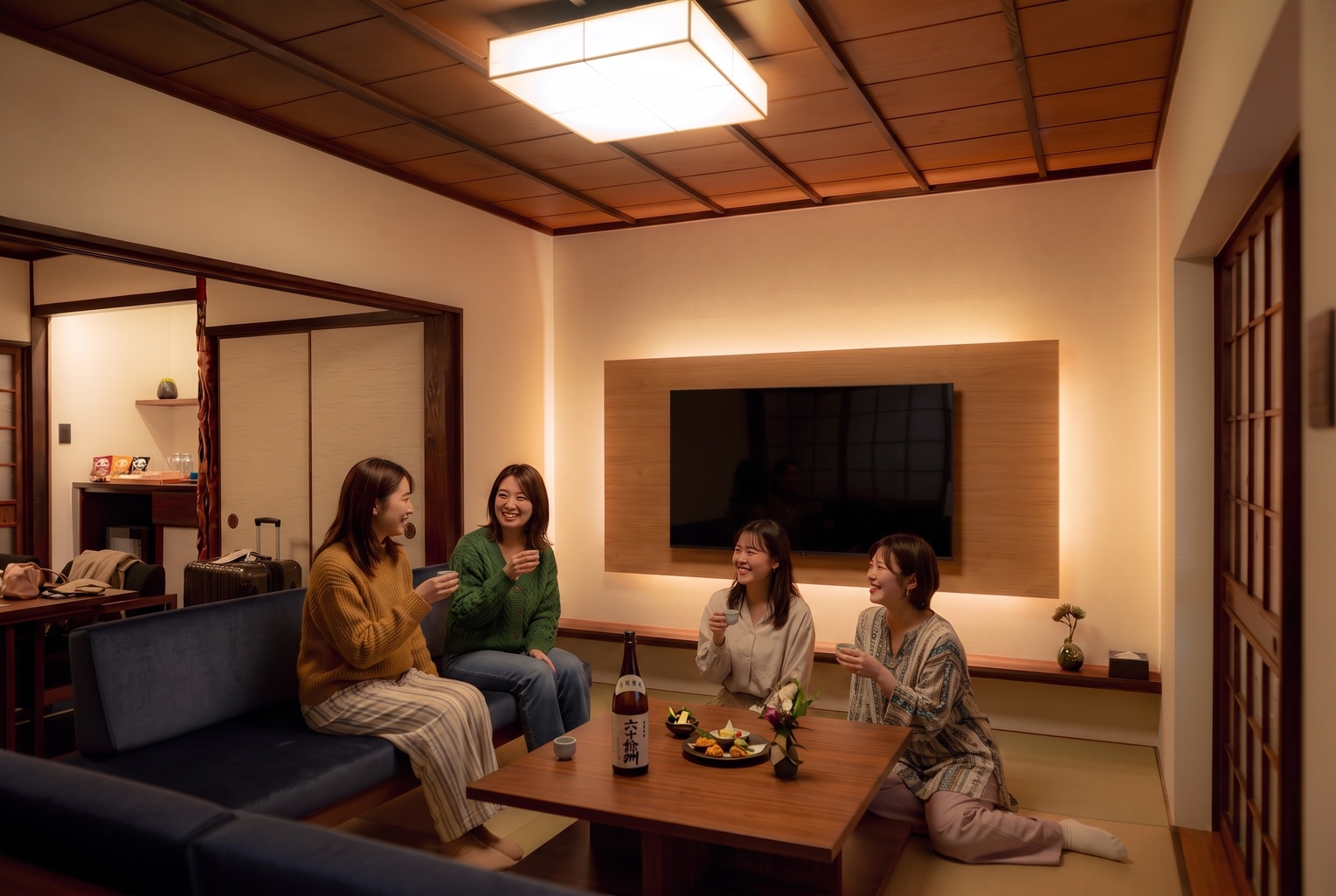【朝食付き】グループ旅行にも最適　1日1組限定１棟貸切り最大6名様