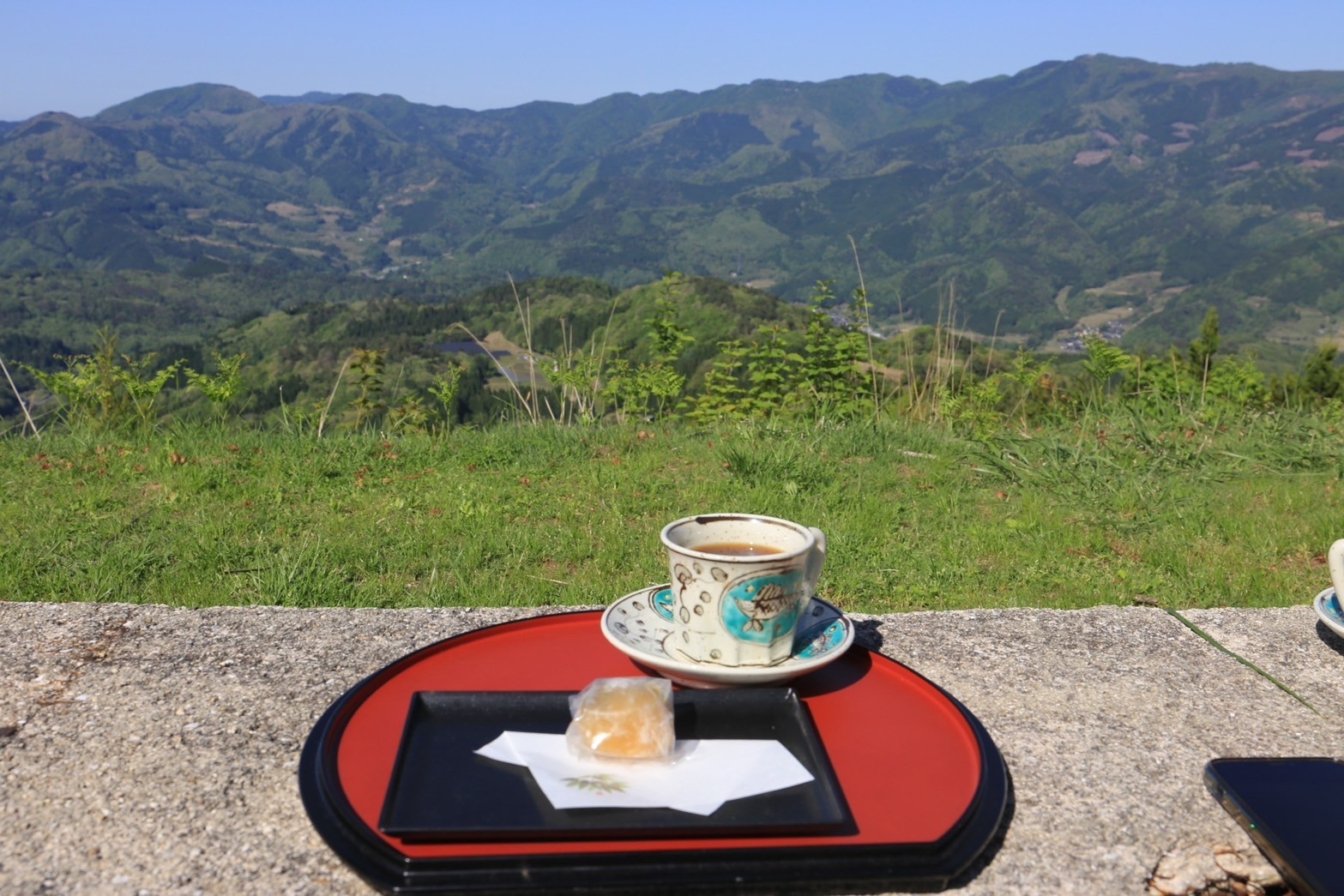 山菜採り体験＆絶景でカフェタイム付き♪【但馬牛すき焼き又はしゃぶしゃぶコース 】