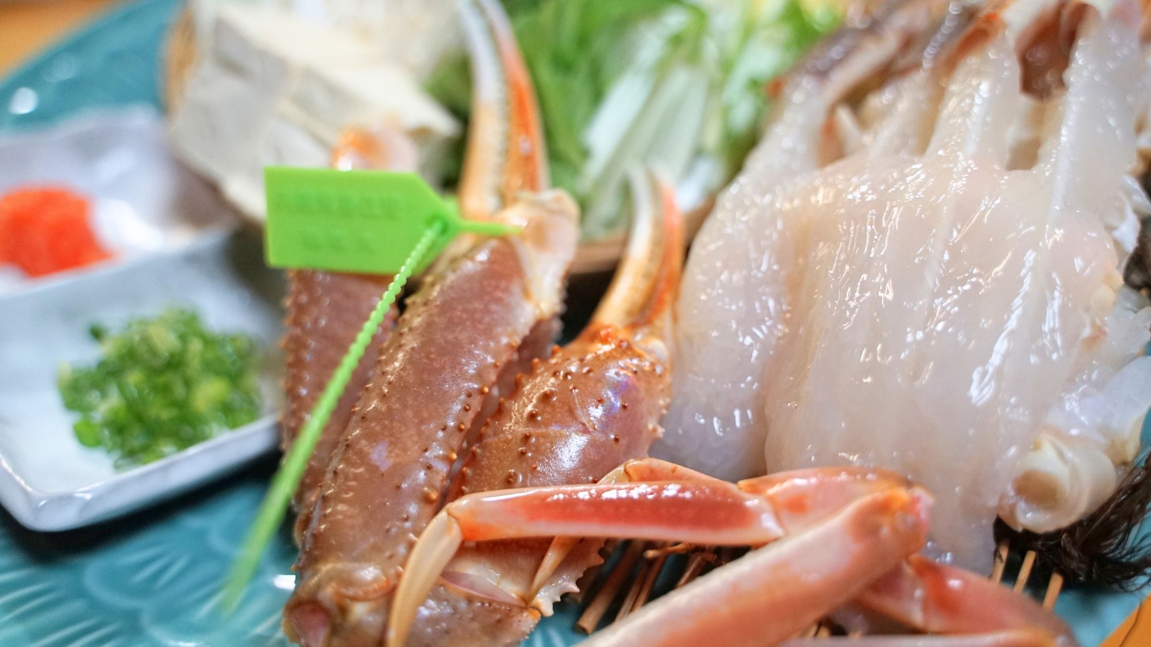 松葉がにタグ付き活がに