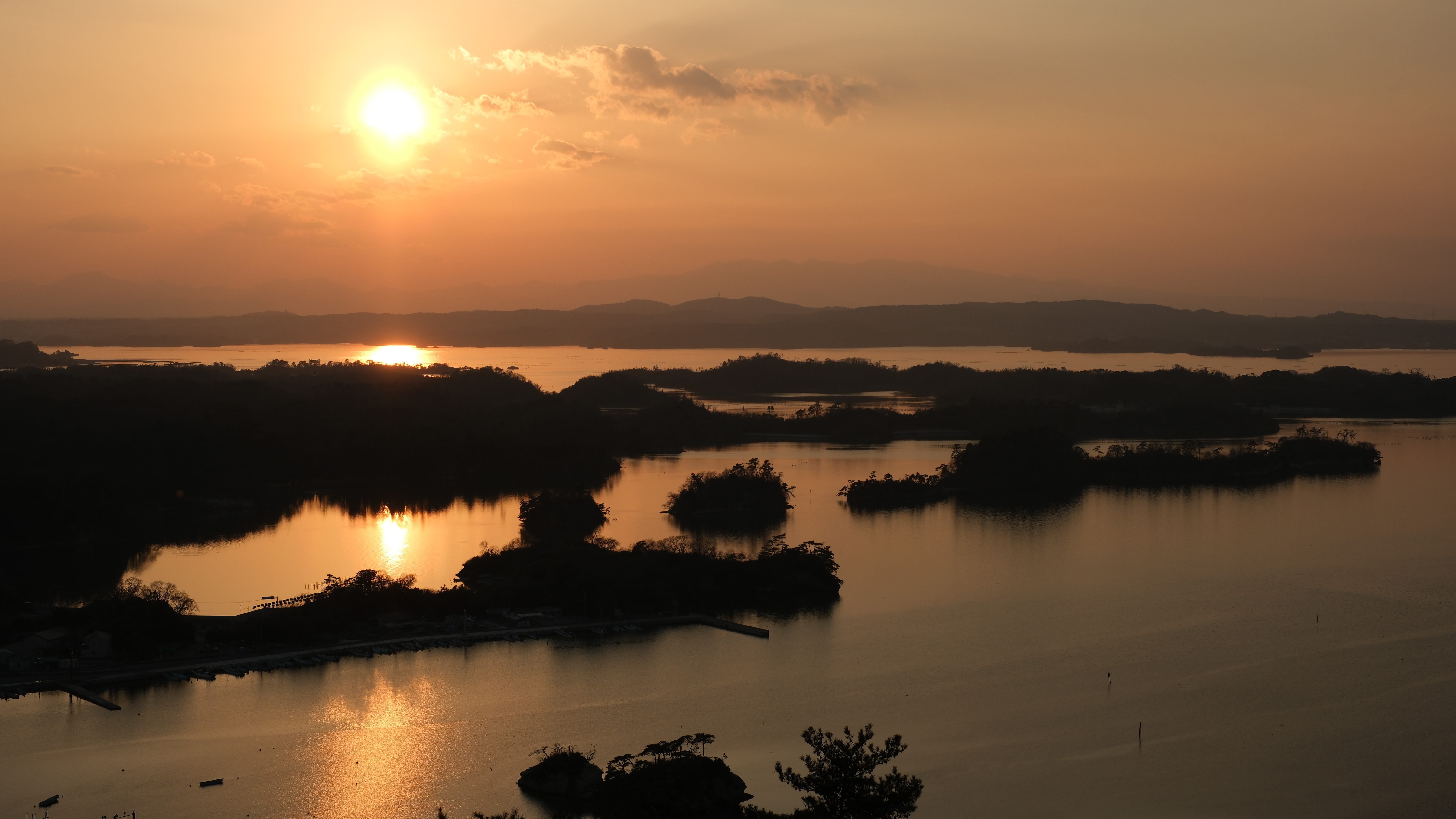 大高森の夕日