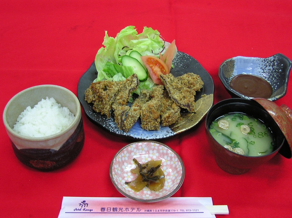 Horse cutlet set meal