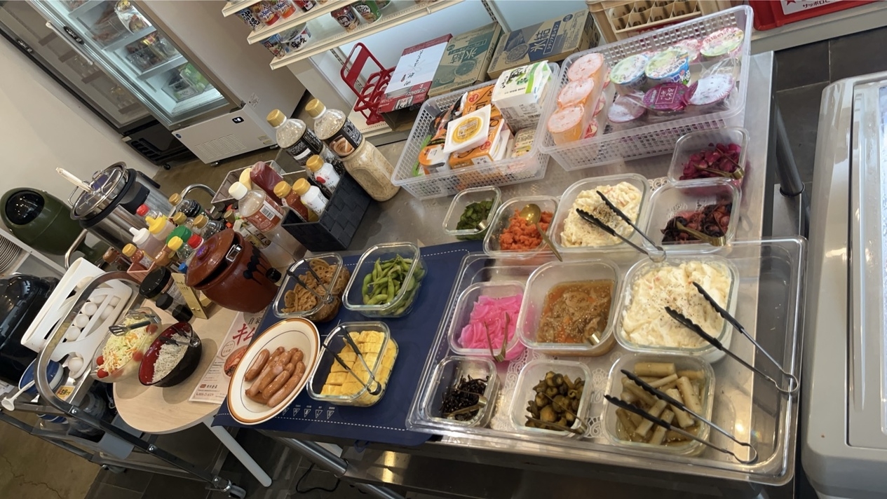 夜食付き・朝食ビュッフェプラン