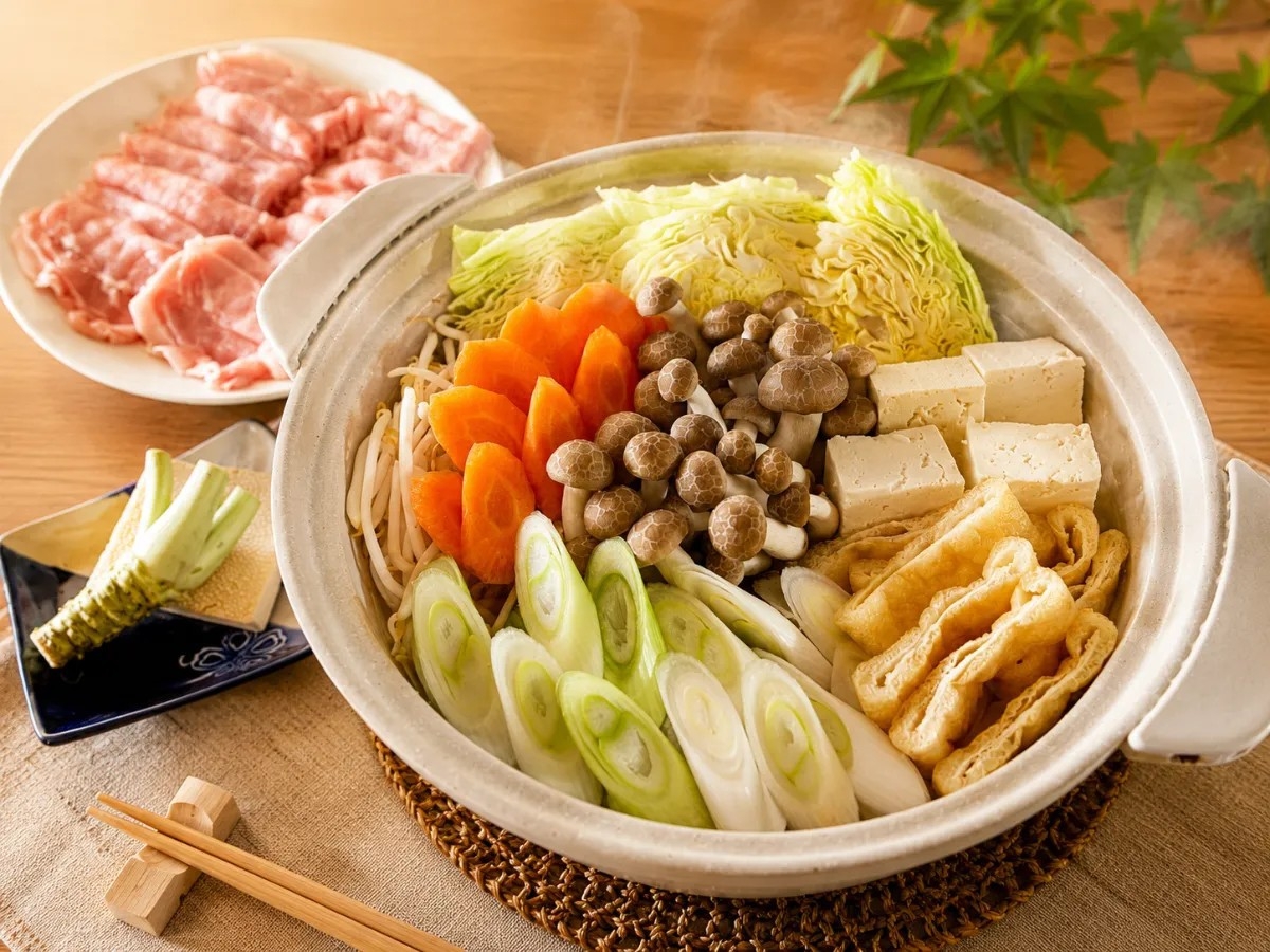 【2食付き】地元野菜を使った豆乳鍋プラン