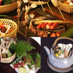 松茸＋囲炉裏　500×500