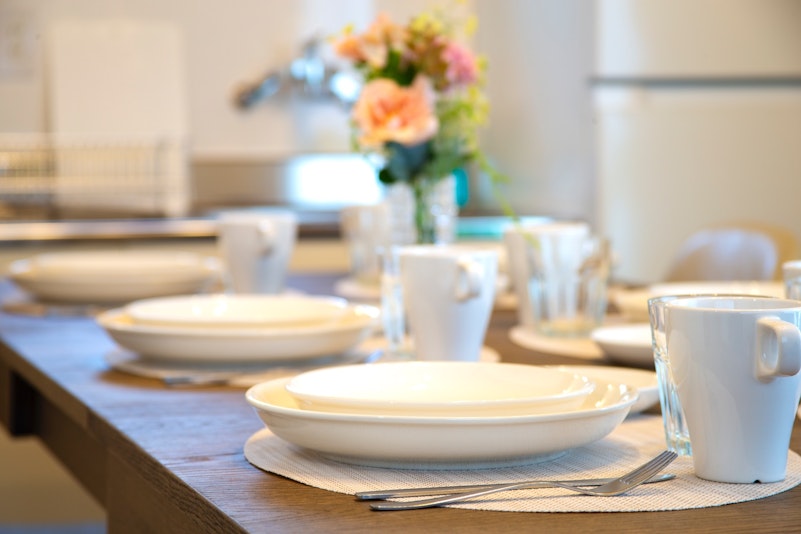 お皿も人数分あります