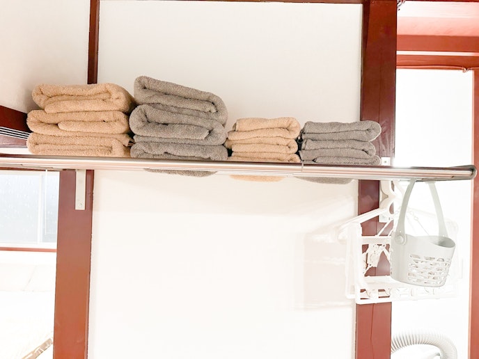 バスタオル・タオルは１滞在につきお一人様１組ずつご用意しております