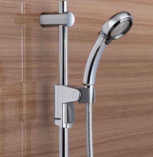 大き目のシャワーヘッドで使いやすい