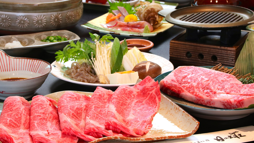 【お肉重視】肉料理を食べたい方は必見！国産牛ステーキ＆しゃぶしゃぶ