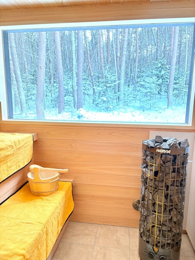 冬は雪見サウナをお楽しみいただけます